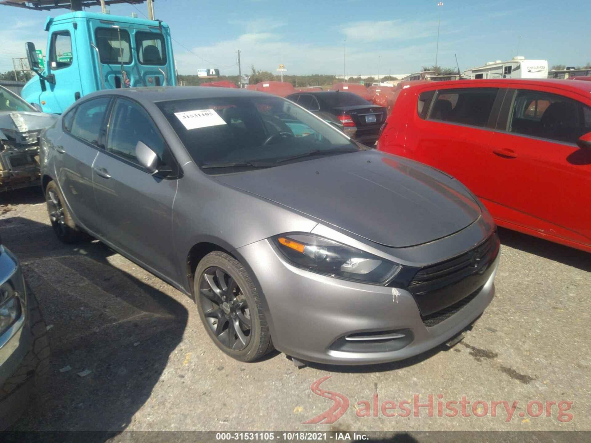 1C3CDFAA1GD555767 2016 DODGE DART