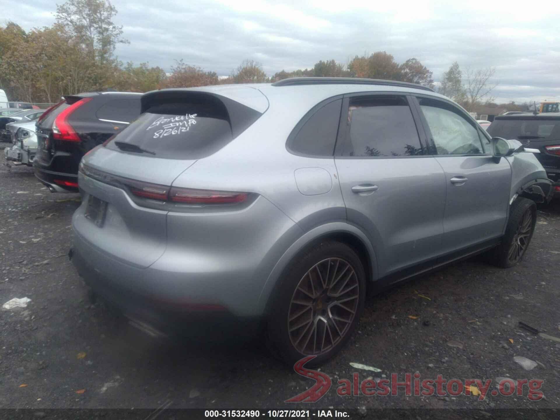 WP1AA2AY8MDA01251 2021 PORSCHE CAYENNE