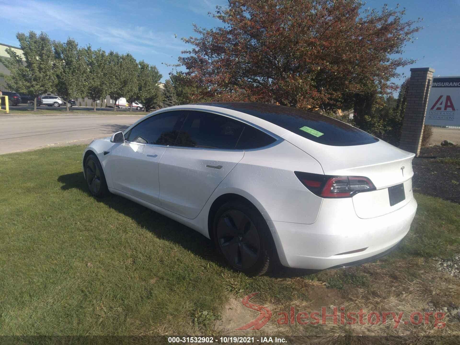 5YJ3E1EB1KF493237 2019 TESLA MODEL 3