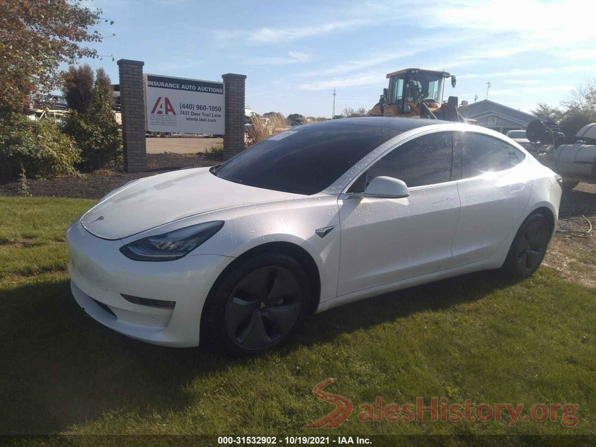 5YJ3E1EB1KF493237 2019 TESLA MODEL 3