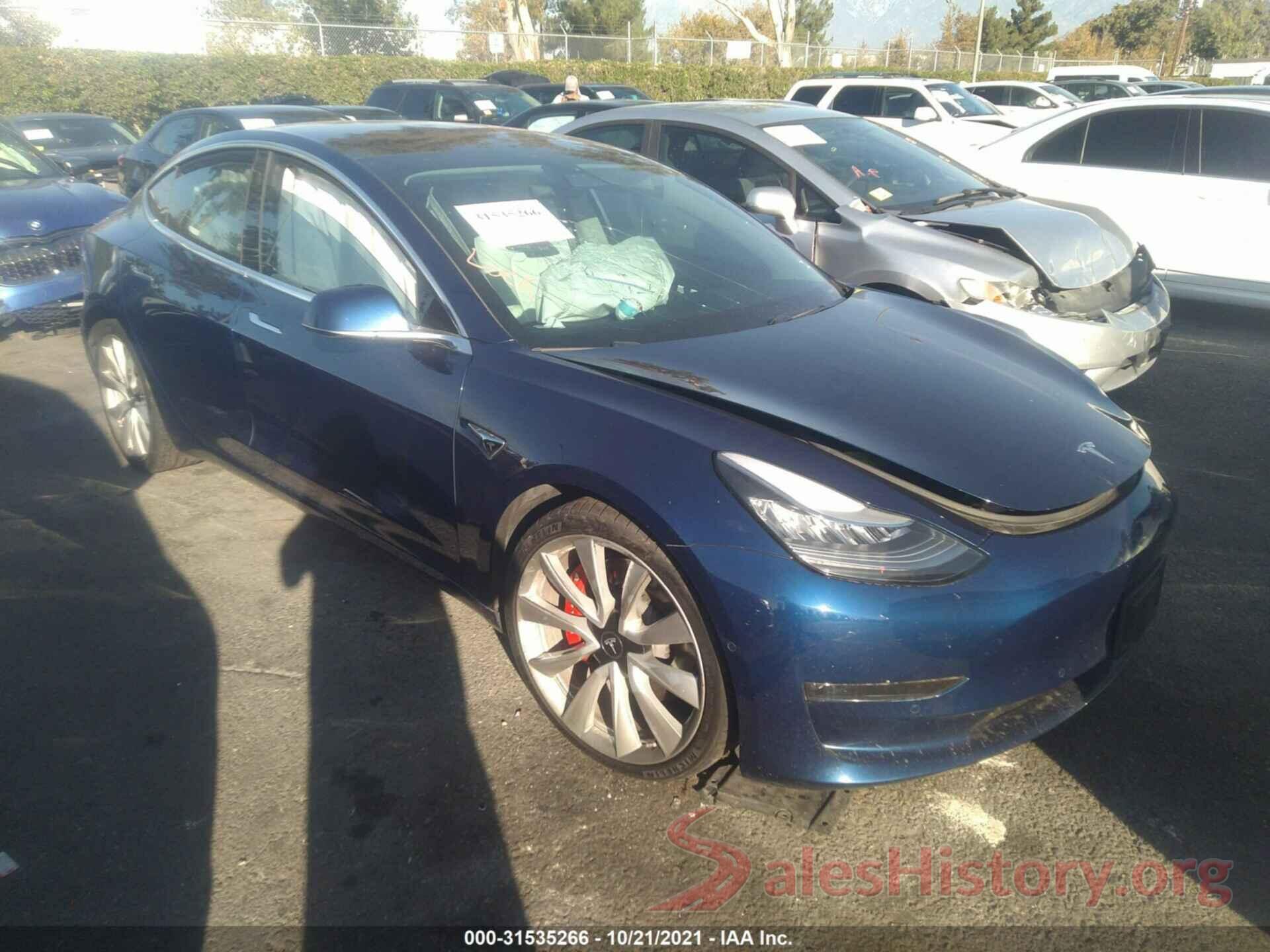 5YJ3E1EB1JF080684 2018 TESLA MODEL 3