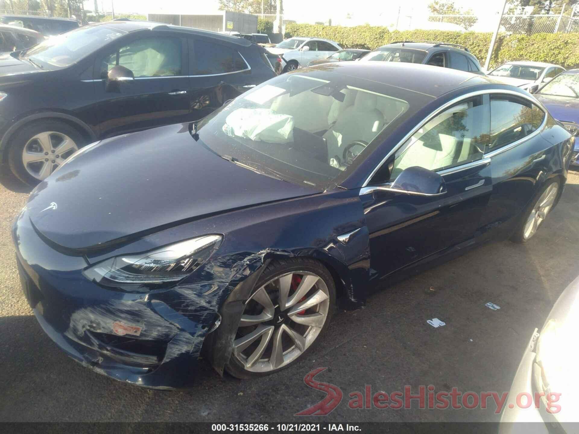 5YJ3E1EB1JF080684 2018 TESLA MODEL 3