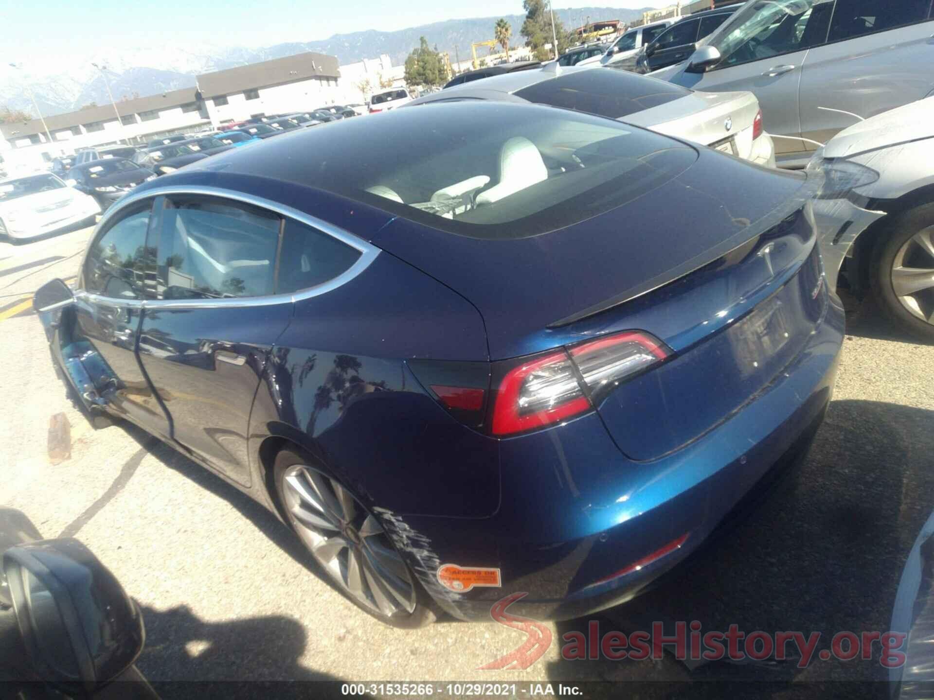 5YJ3E1EB1JF080684 2018 TESLA MODEL 3