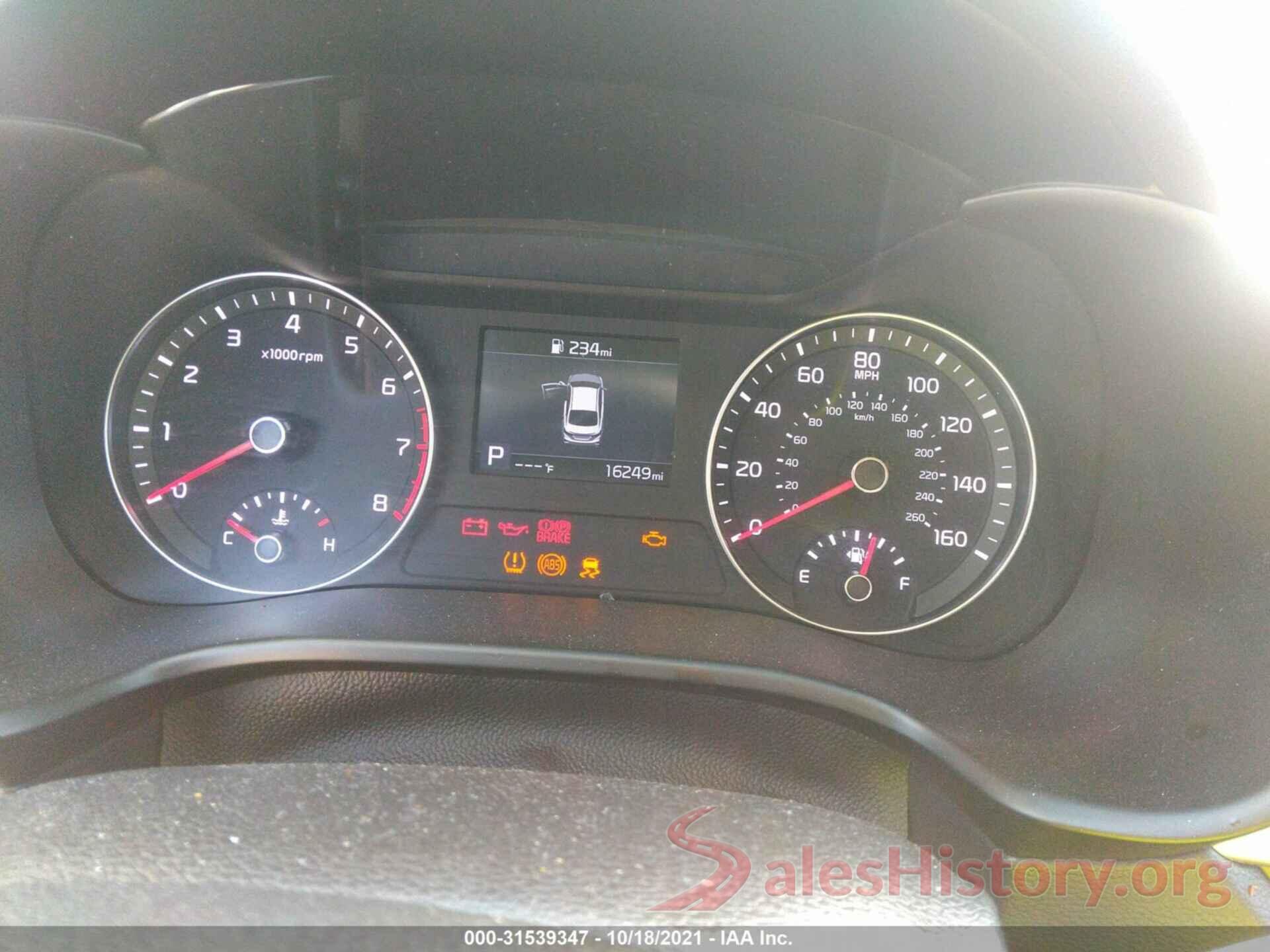 3KPF24AD2LE230390 2020 KIA FORTE