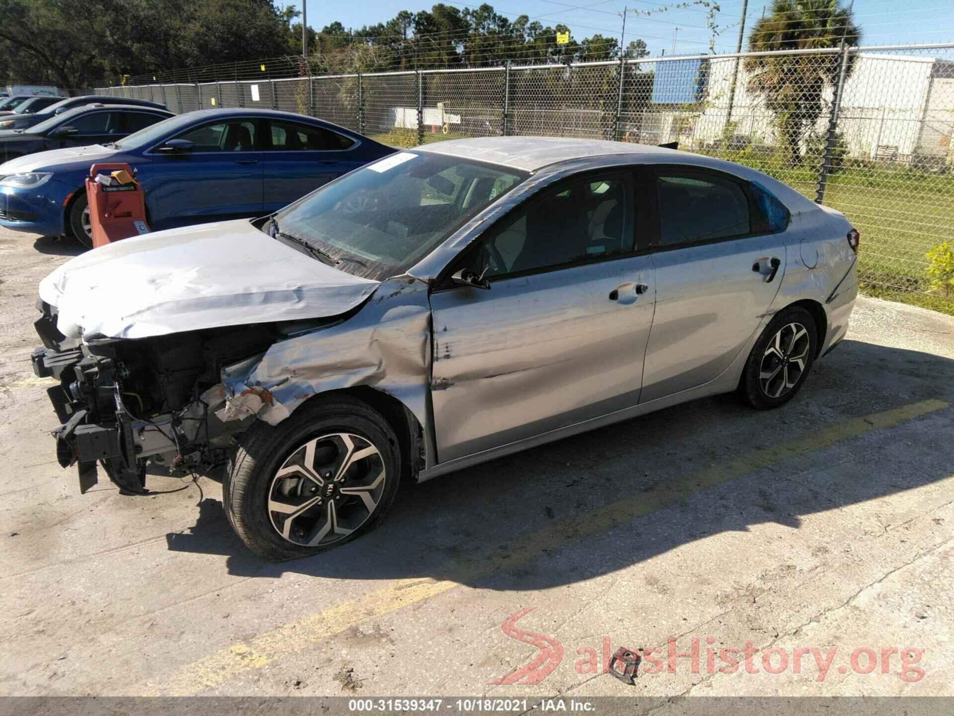 3KPF24AD2LE230390 2020 KIA FORTE