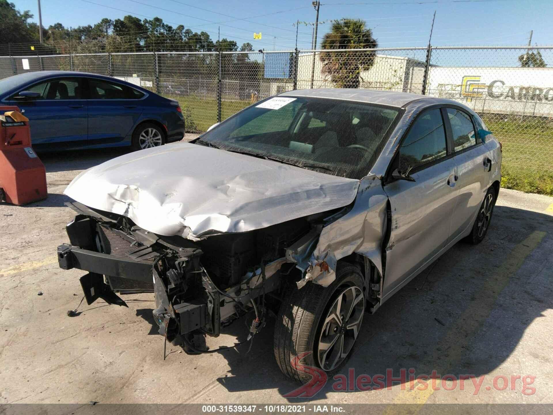 3KPF24AD2LE230390 2020 KIA FORTE