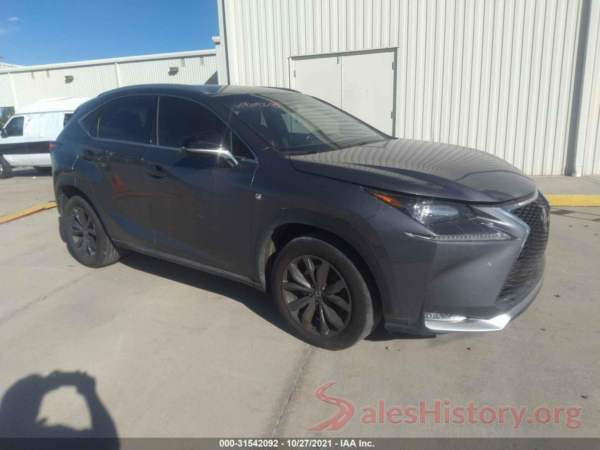 JTJYARBZ6H2084371 2017 LEXUS NX