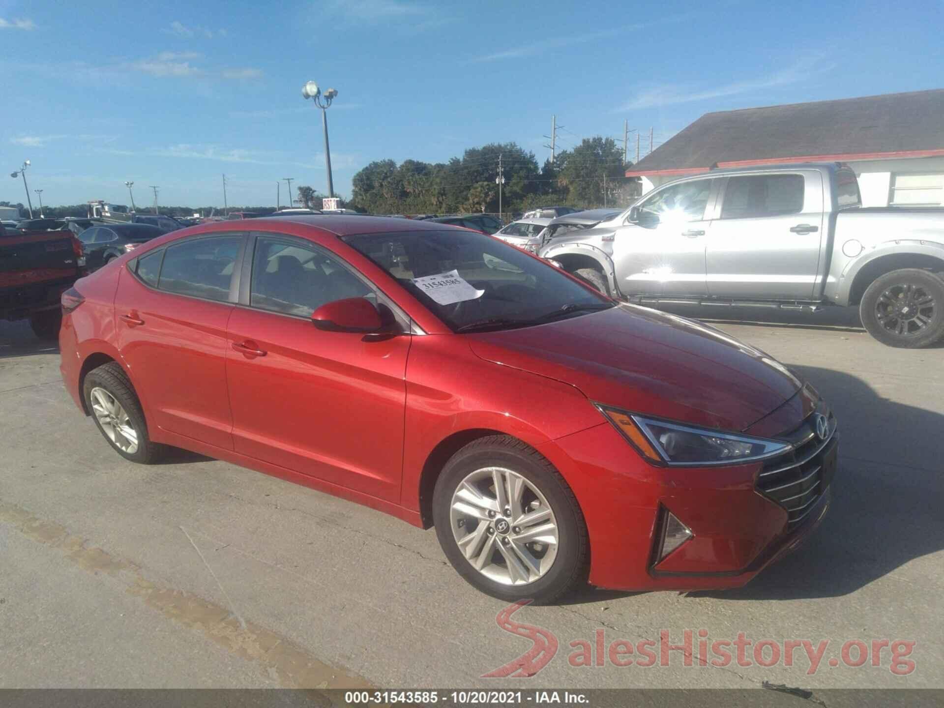 5NPD84LFXKH456580 2019 HYUNDAI ELANTRA