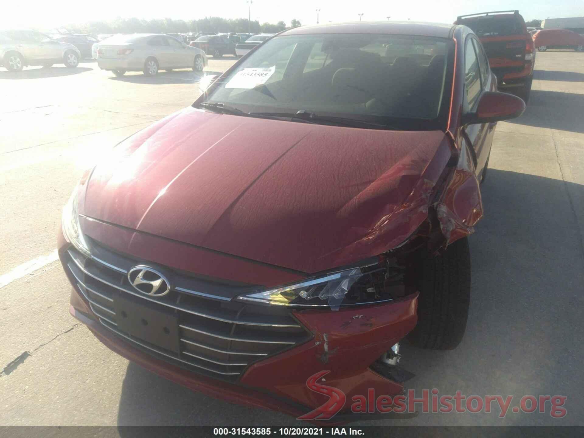 5NPD84LFXKH456580 2019 HYUNDAI ELANTRA