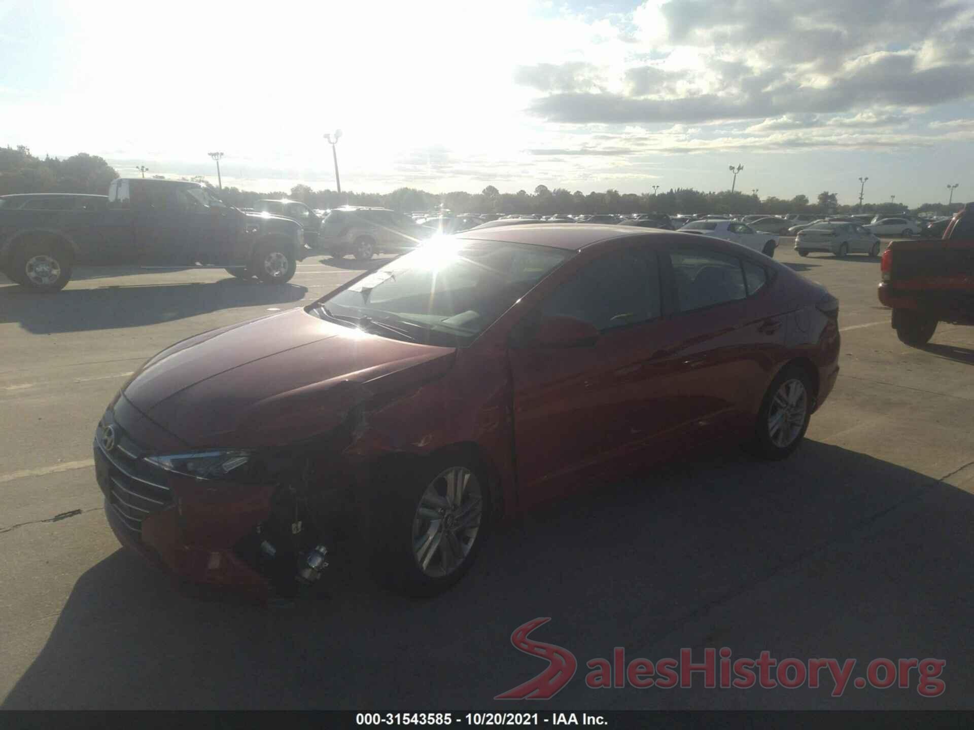 5NPD84LFXKH456580 2019 HYUNDAI ELANTRA