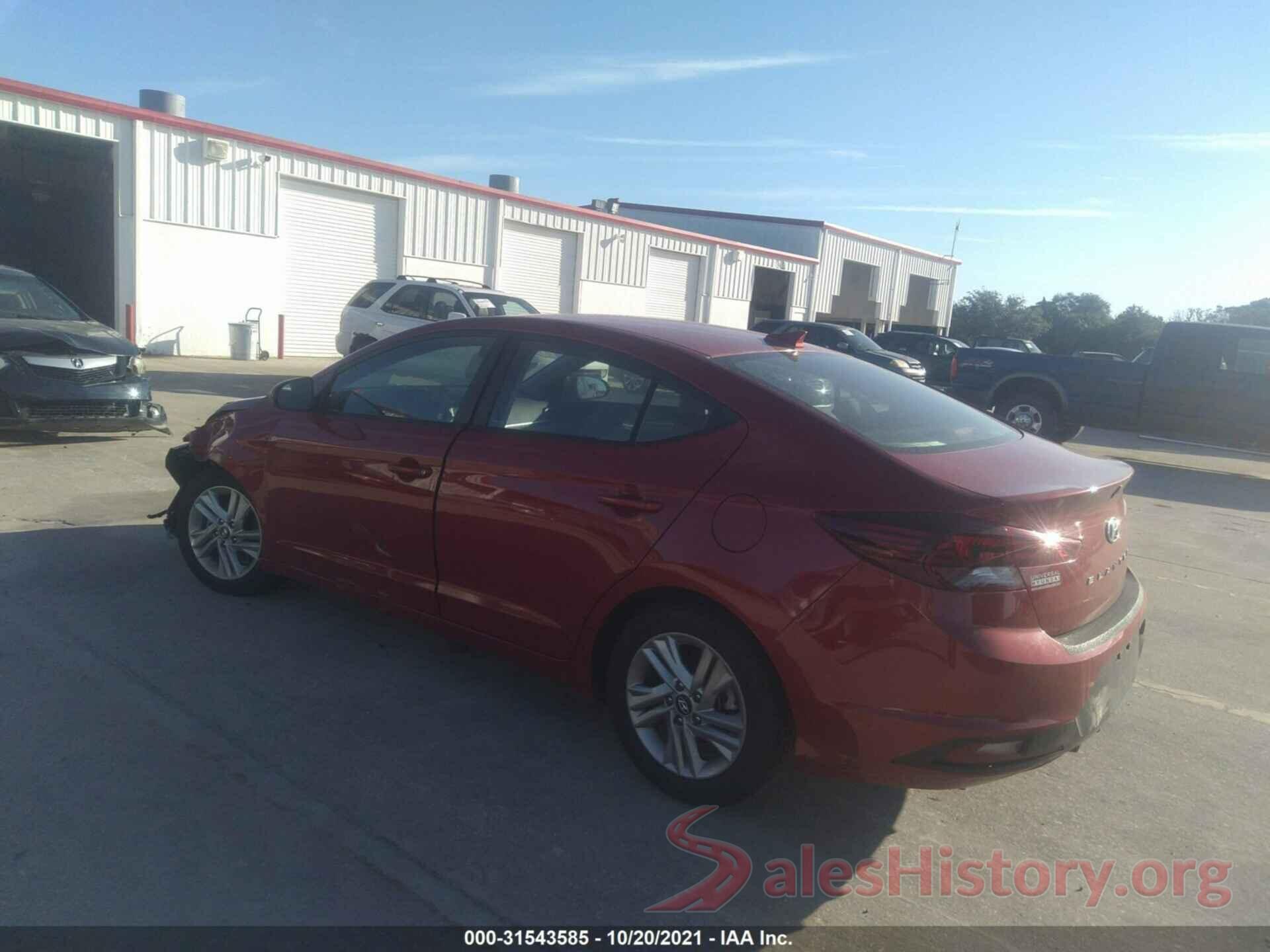 5NPD84LFXKH456580 2019 HYUNDAI ELANTRA