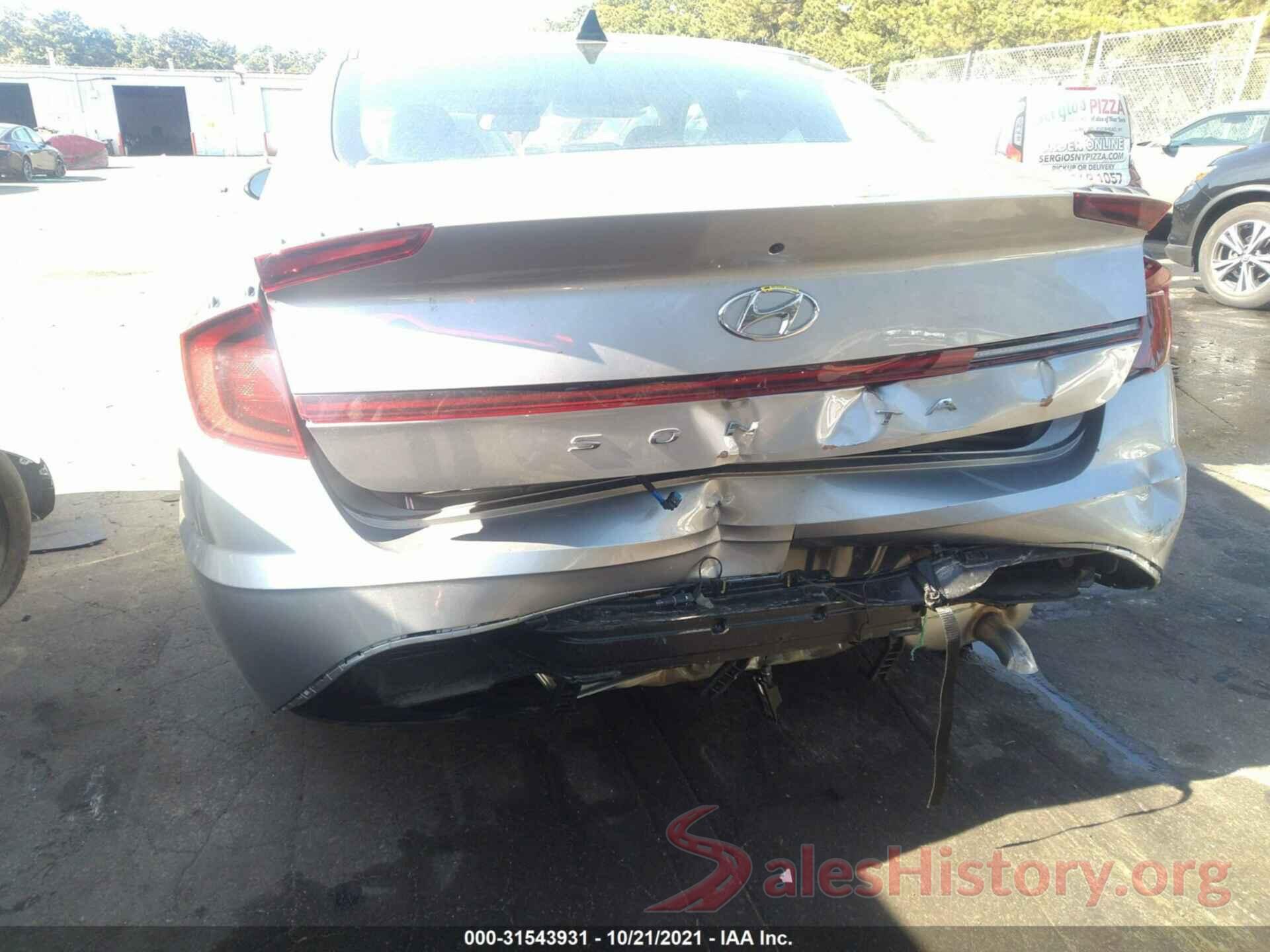 5NPEG4JA6MH121687 2021 HYUNDAI SONATA