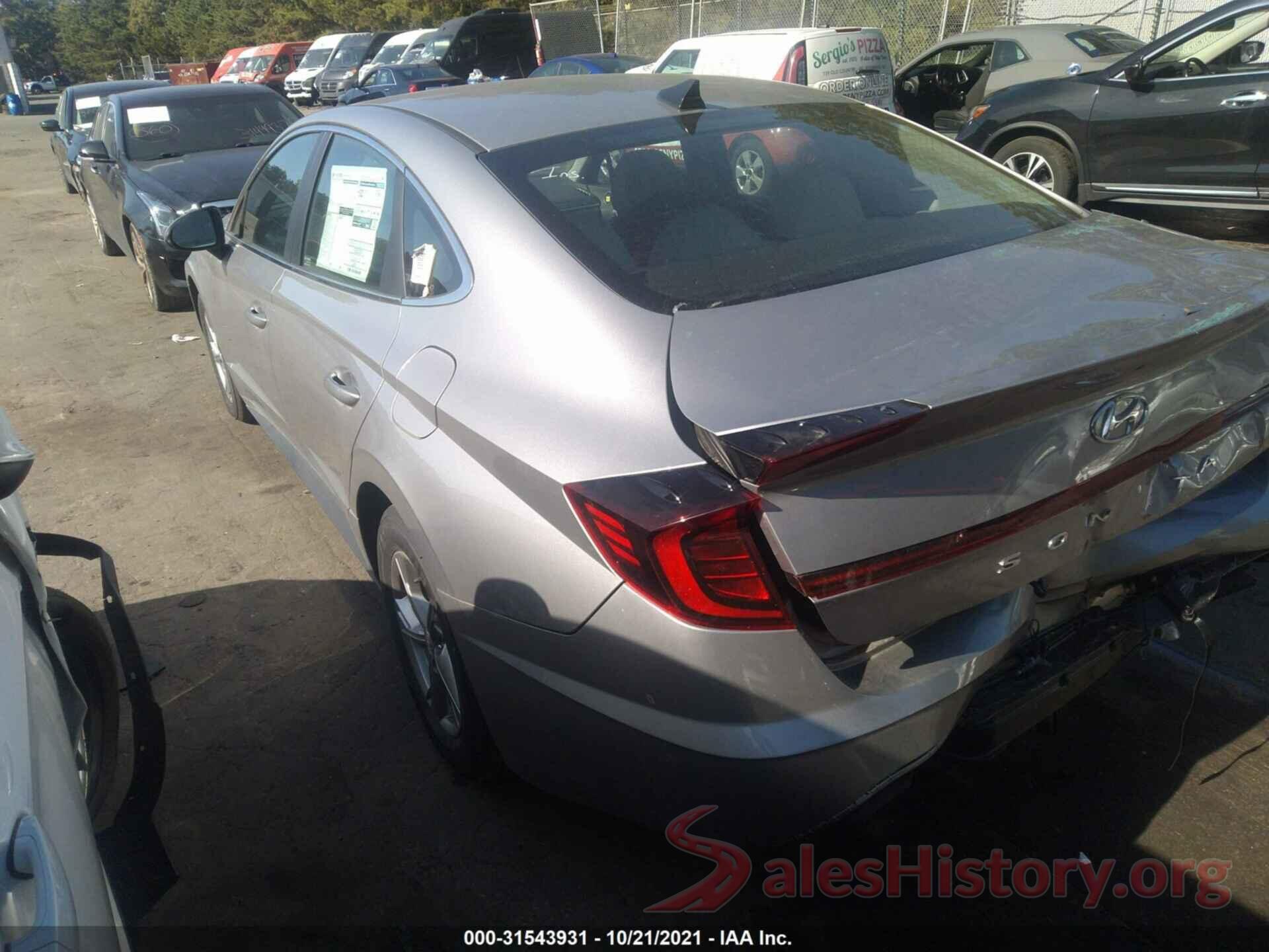 5NPEG4JA6MH121687 2021 HYUNDAI SONATA