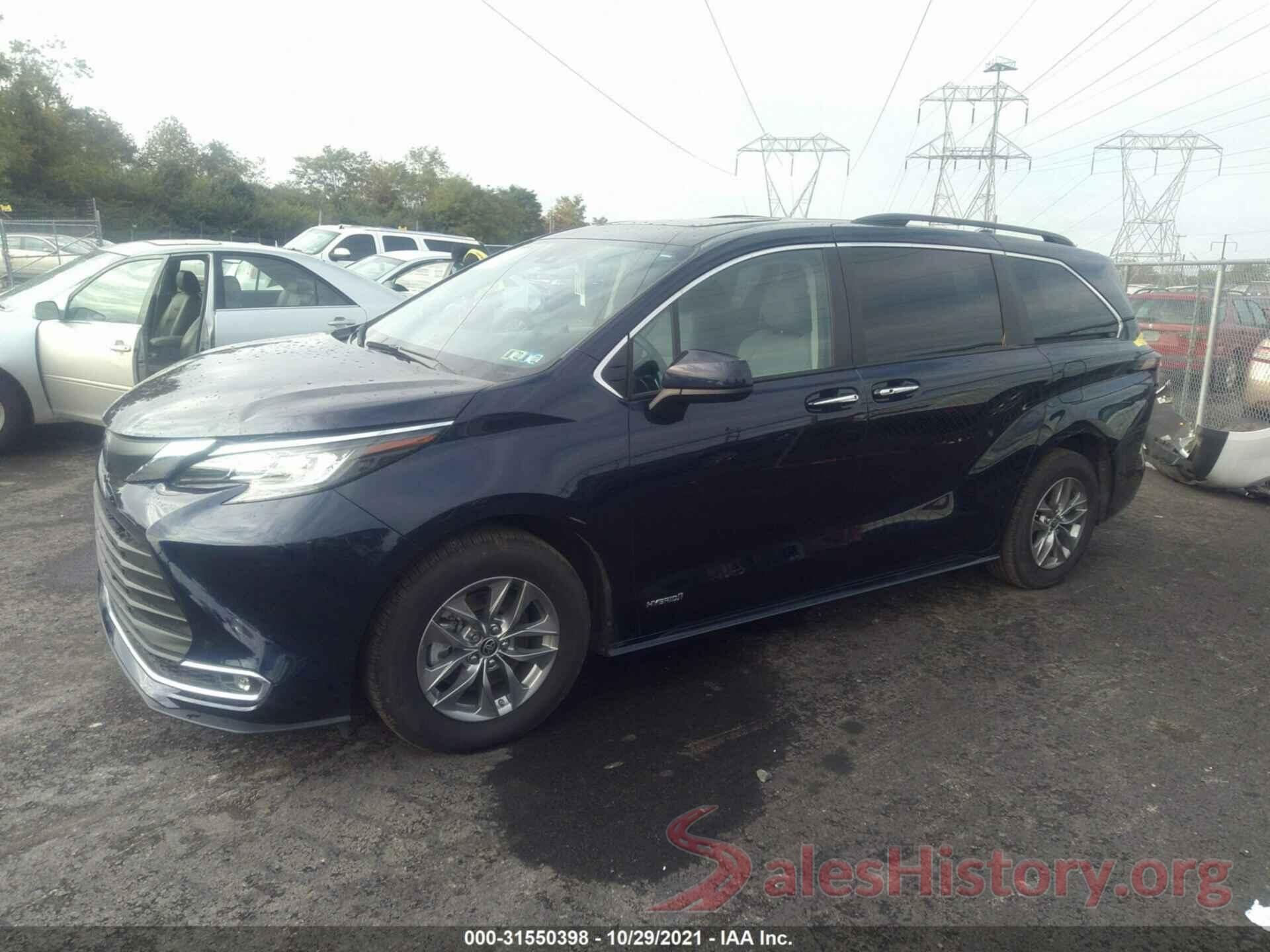 5TDJRKEC2MS033187 2021 TOYOTA SIENNA