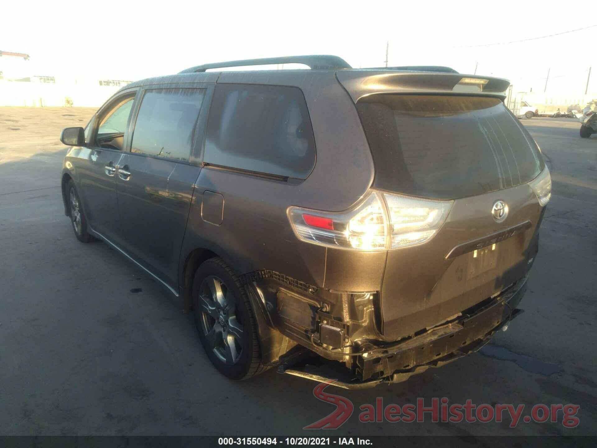 5TDXZ3DC8HS812357 2017 TOYOTA SIENNA