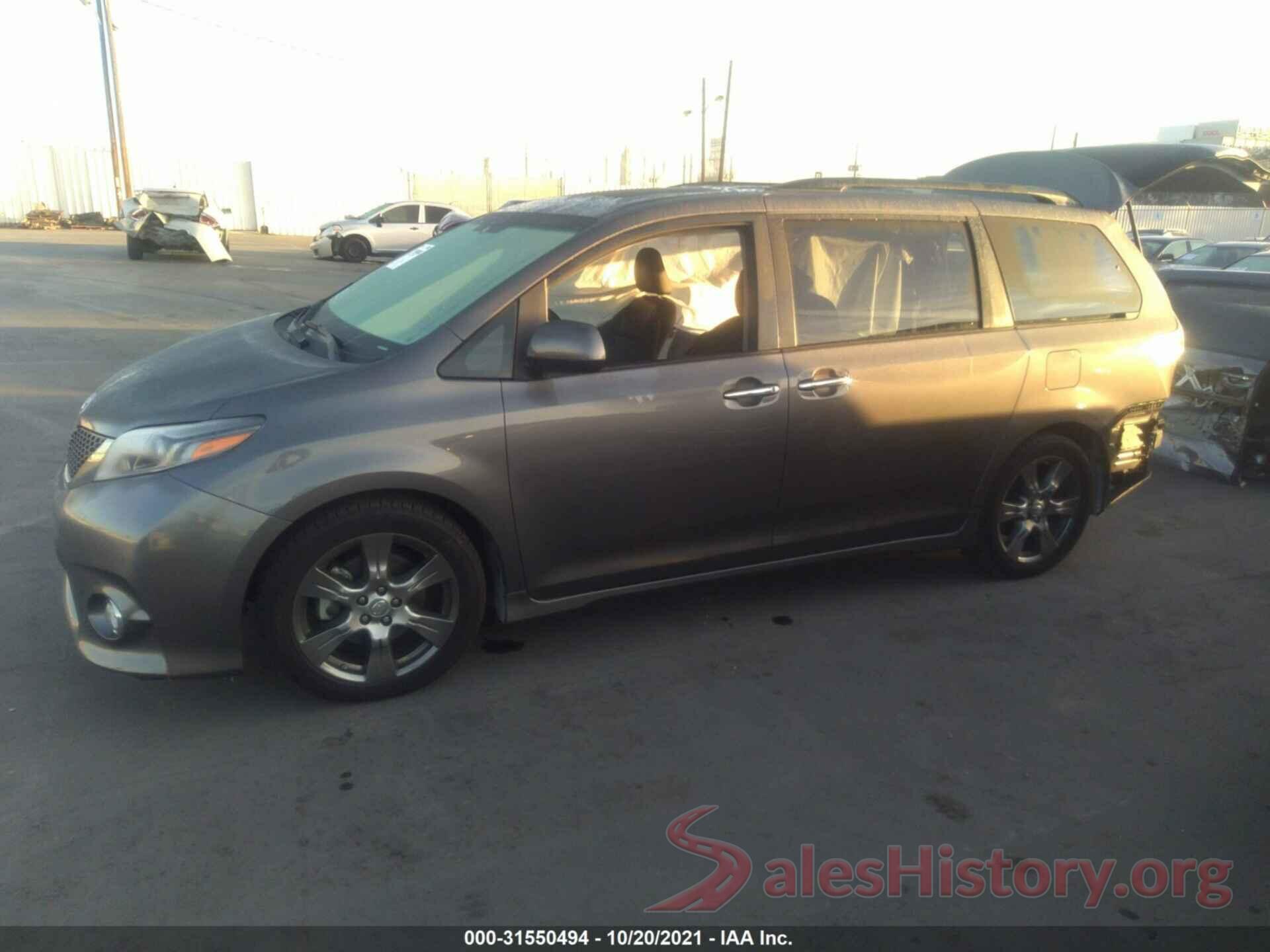 5TDXZ3DC8HS812357 2017 TOYOTA SIENNA