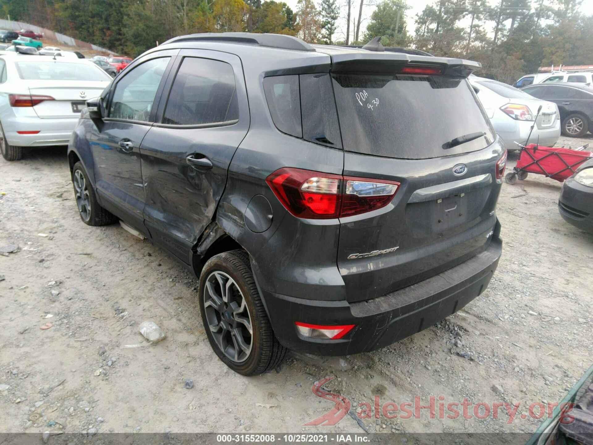 MAJ6S3JL6LC362423 2020 FORD ECOSPORT