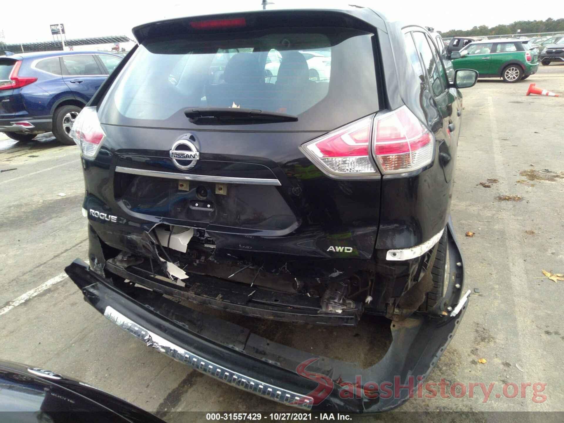 KNMAT2MV4GP624656 2016 NISSAN ROGUE