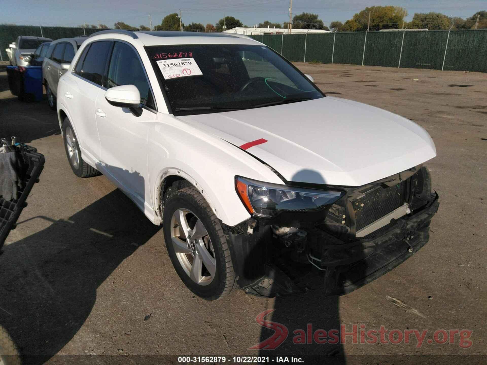 WA1AECF39L1057685 2020 AUDI Q3