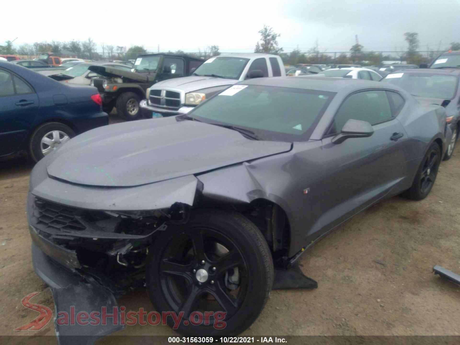 2020 CHEVROLET CAMARO VIN 1G1FB1RX6L0123843, rear passenger side