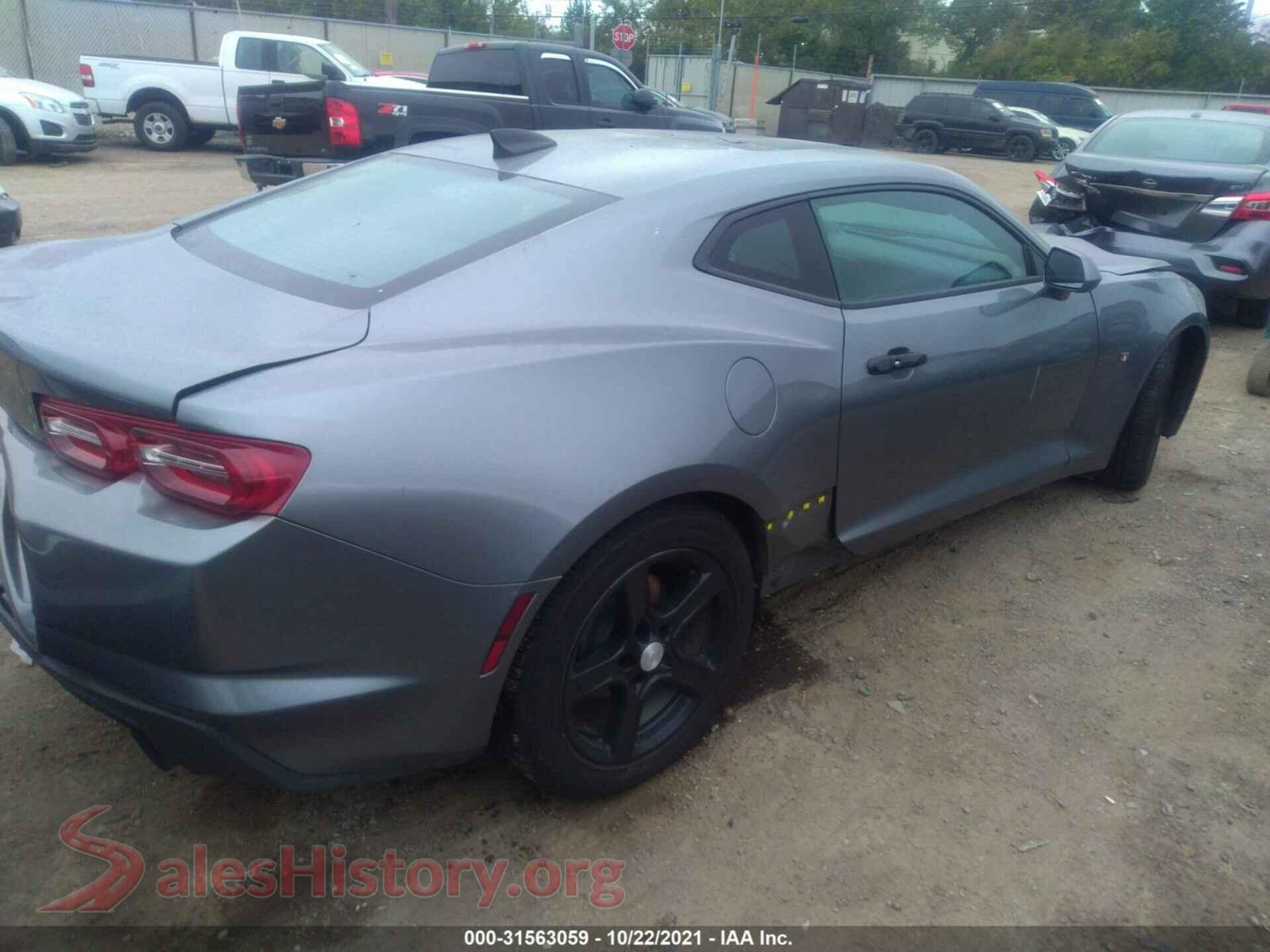 2020 CHEVROLET CAMARO VIN 1G1FB1RX6L0123843, rear driver side