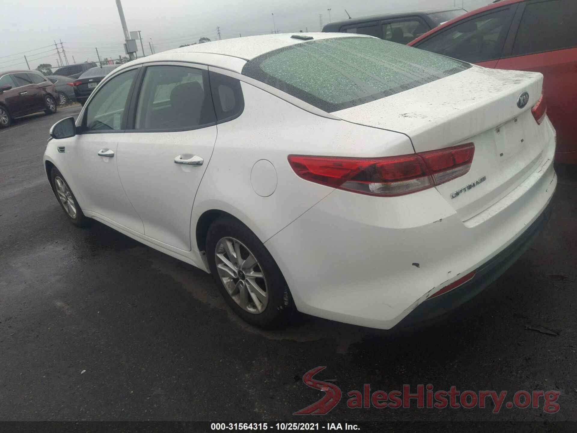 KNAGT4L38G5104961 2016 KIA OPTIMA