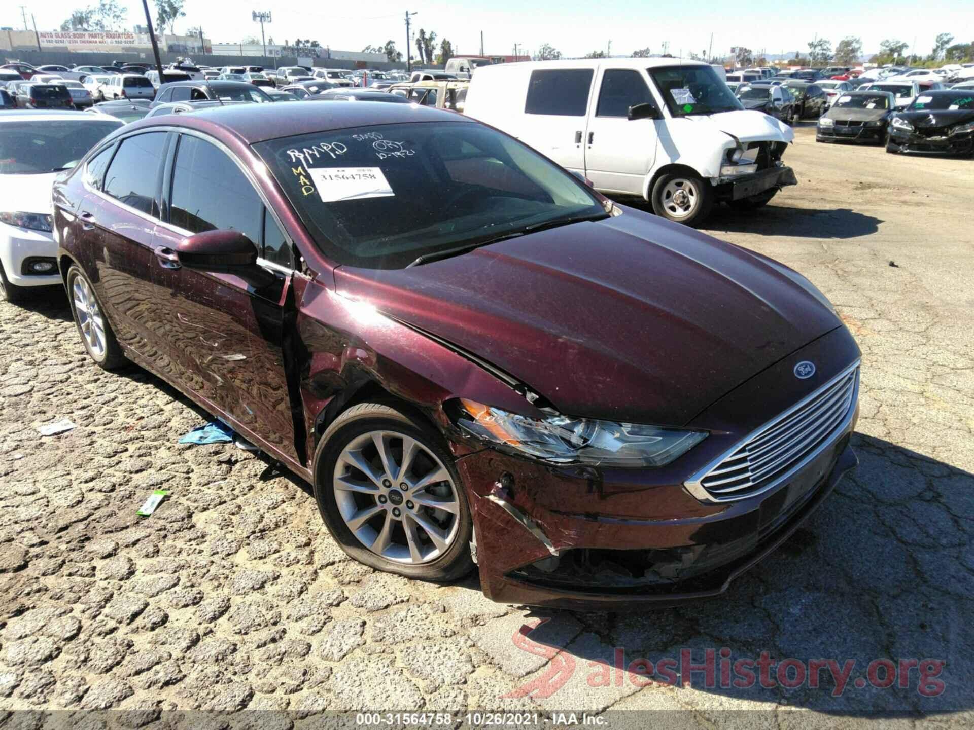 3FA6P0H72HR247562 2017 FORD FUSION