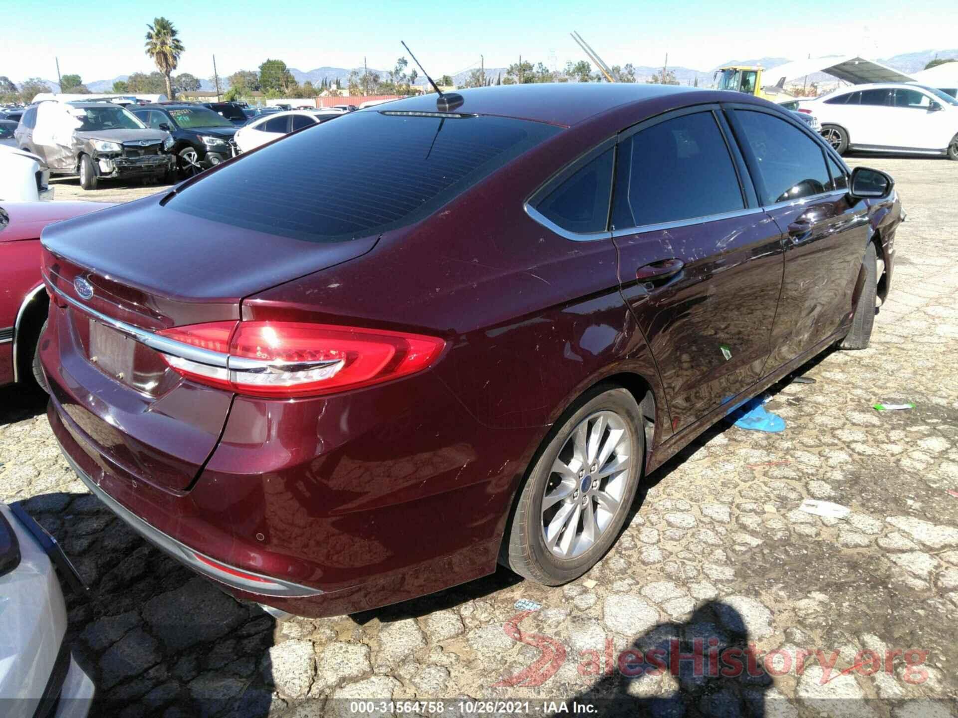 3FA6P0H72HR247562 2017 FORD FUSION