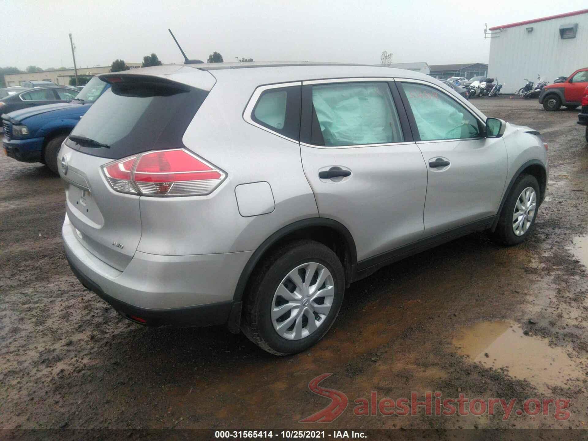 KNMAT2MV7GP722337 2016 NISSAN ROGUE