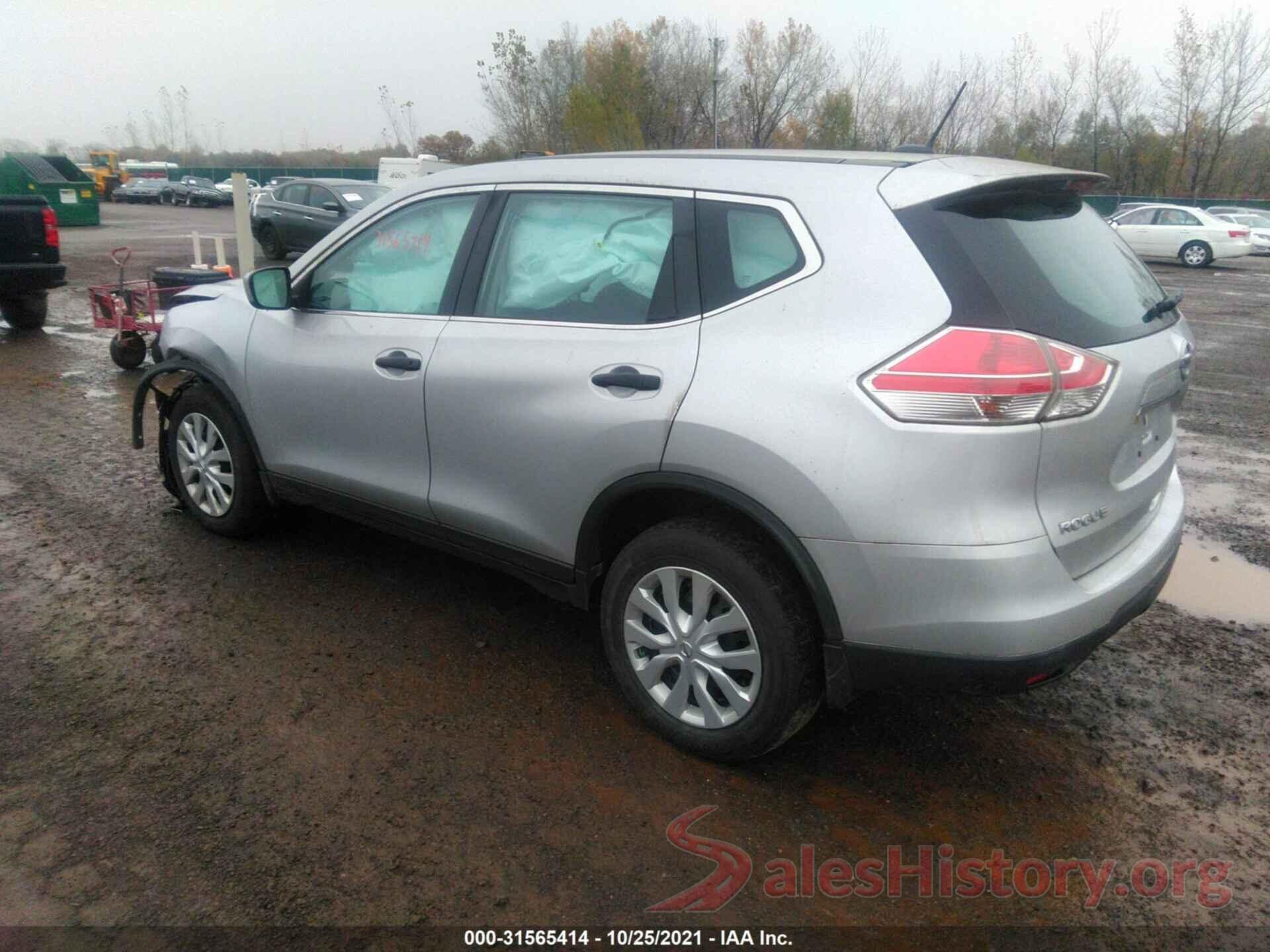 KNMAT2MV7GP722337 2016 NISSAN ROGUE