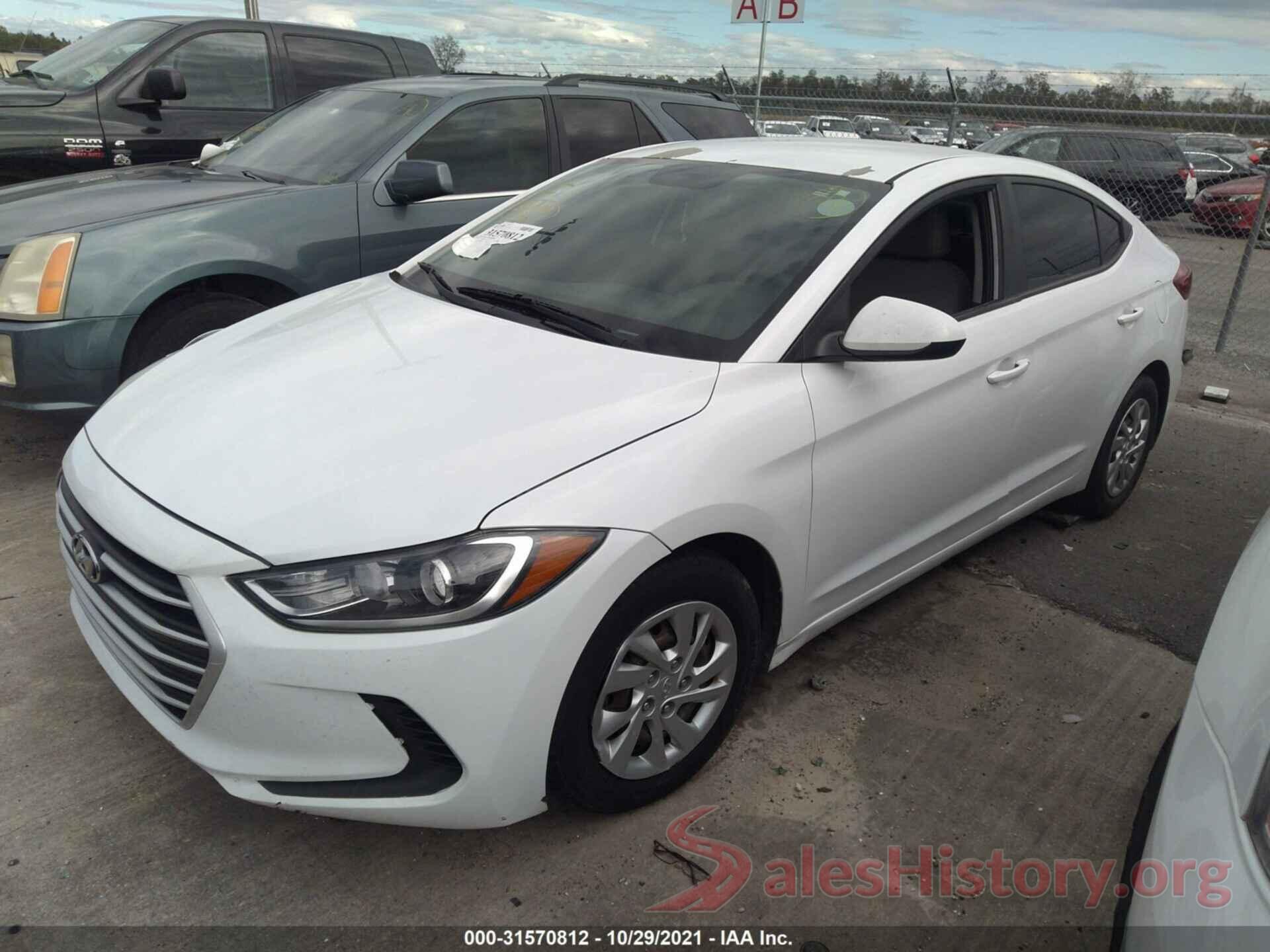 5NPD74LF9HH192294 2017 HYUNDAI ELANTRA