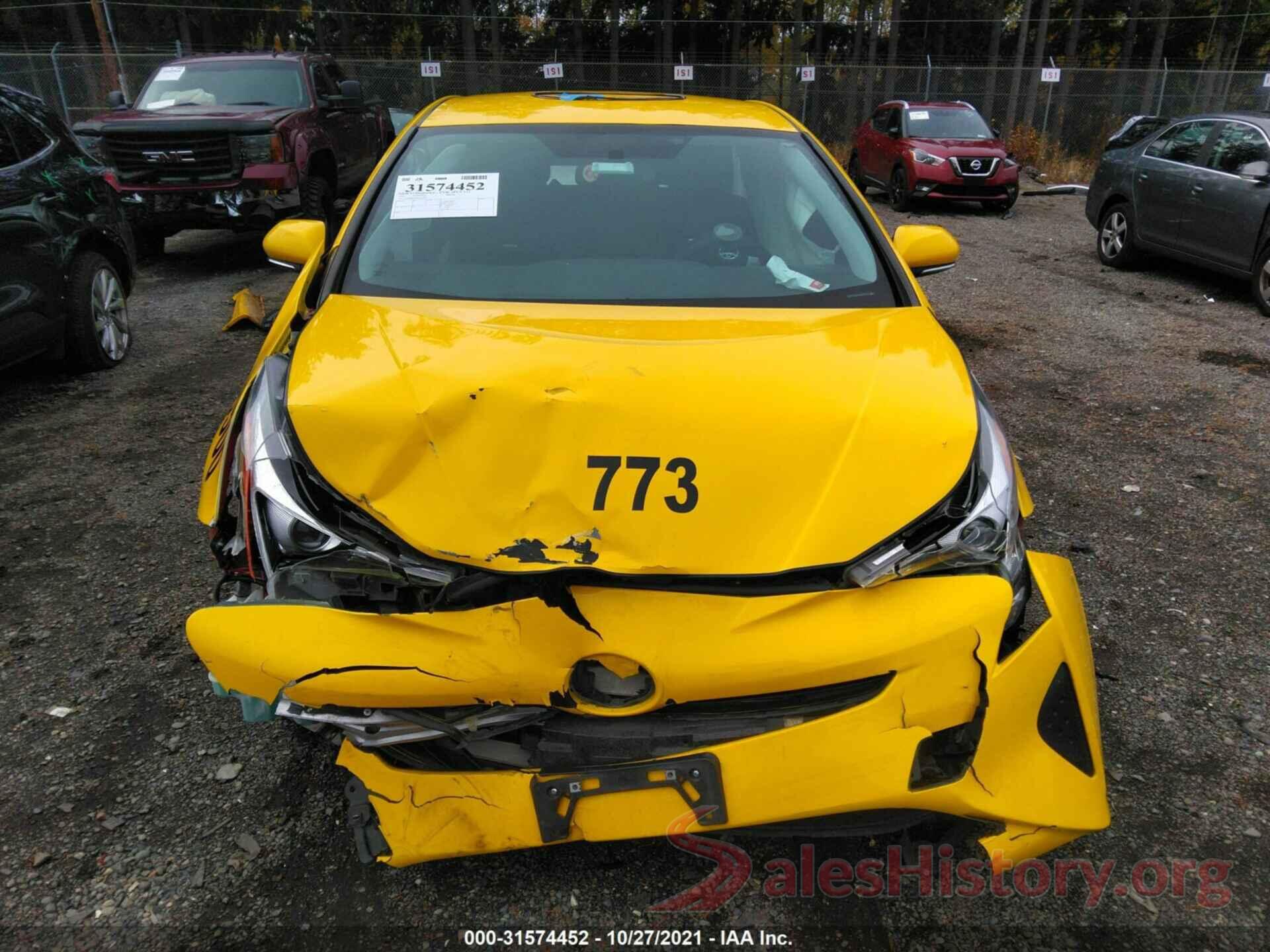 JTDKBRFU9G3527626 2016 TOYOTA PRIUS