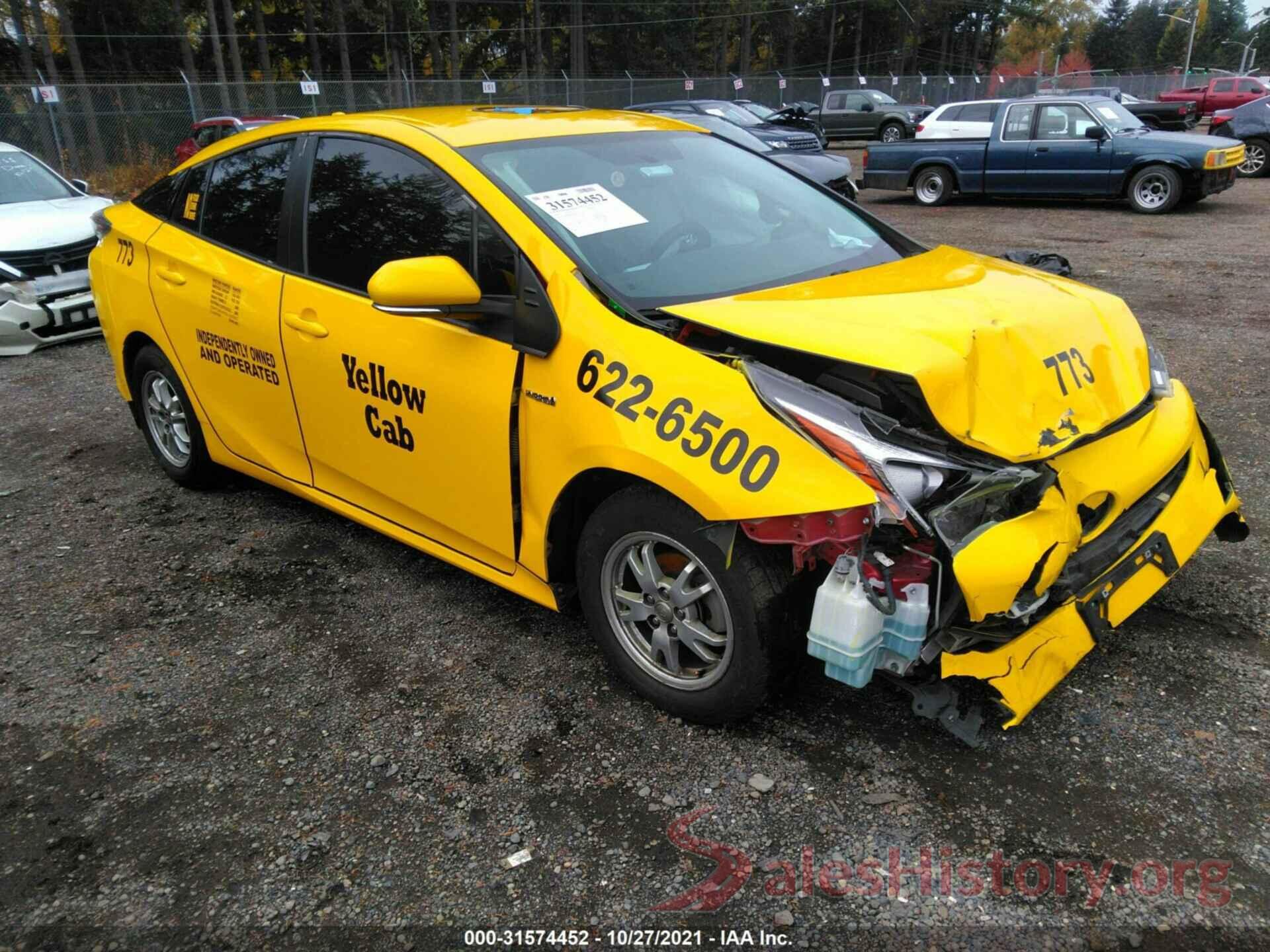 JTDKBRFU9G3527626 2016 TOYOTA PRIUS