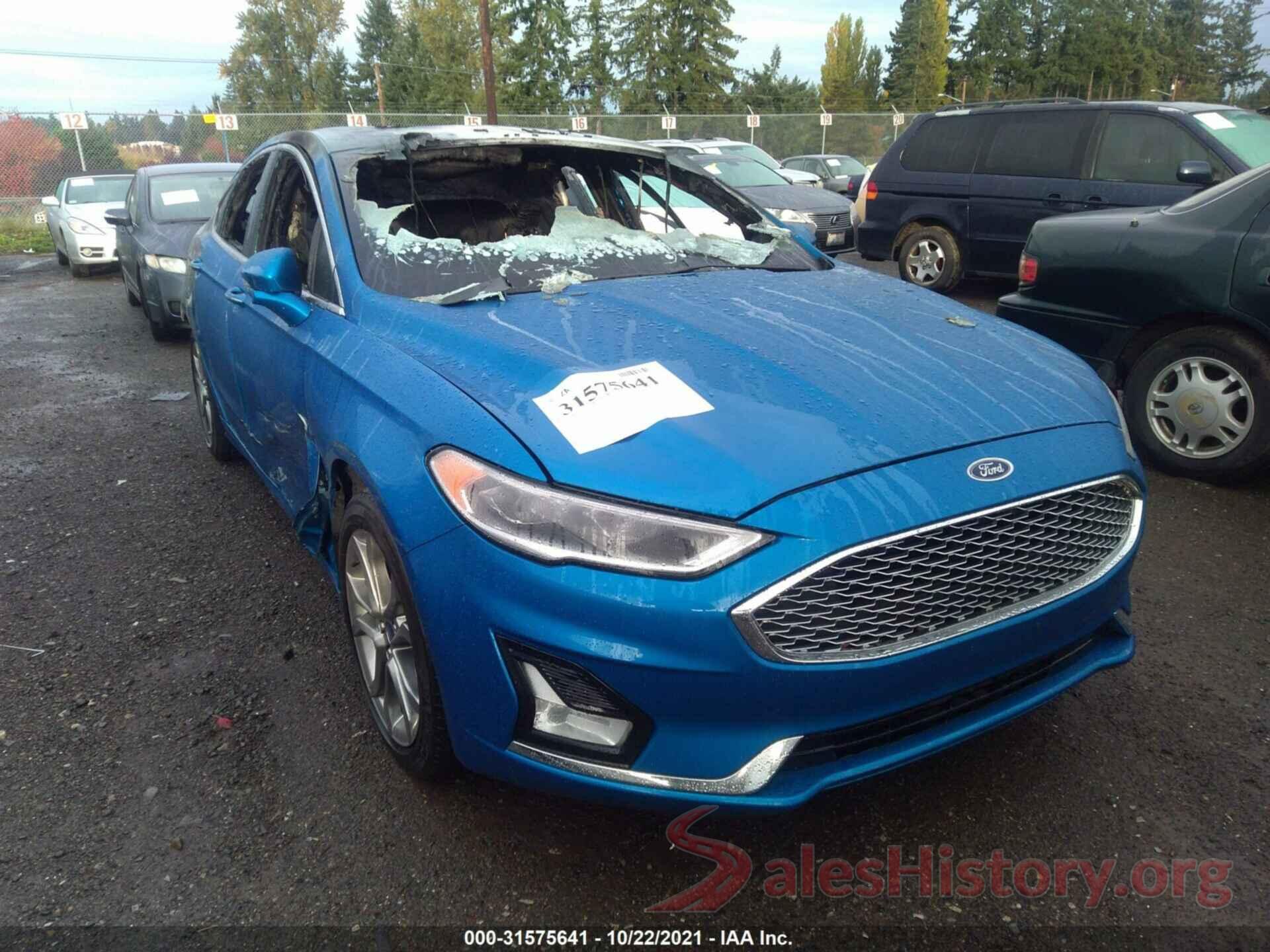 3FA6P0RU9LR133409 2020 FORD FUSION HYBRID