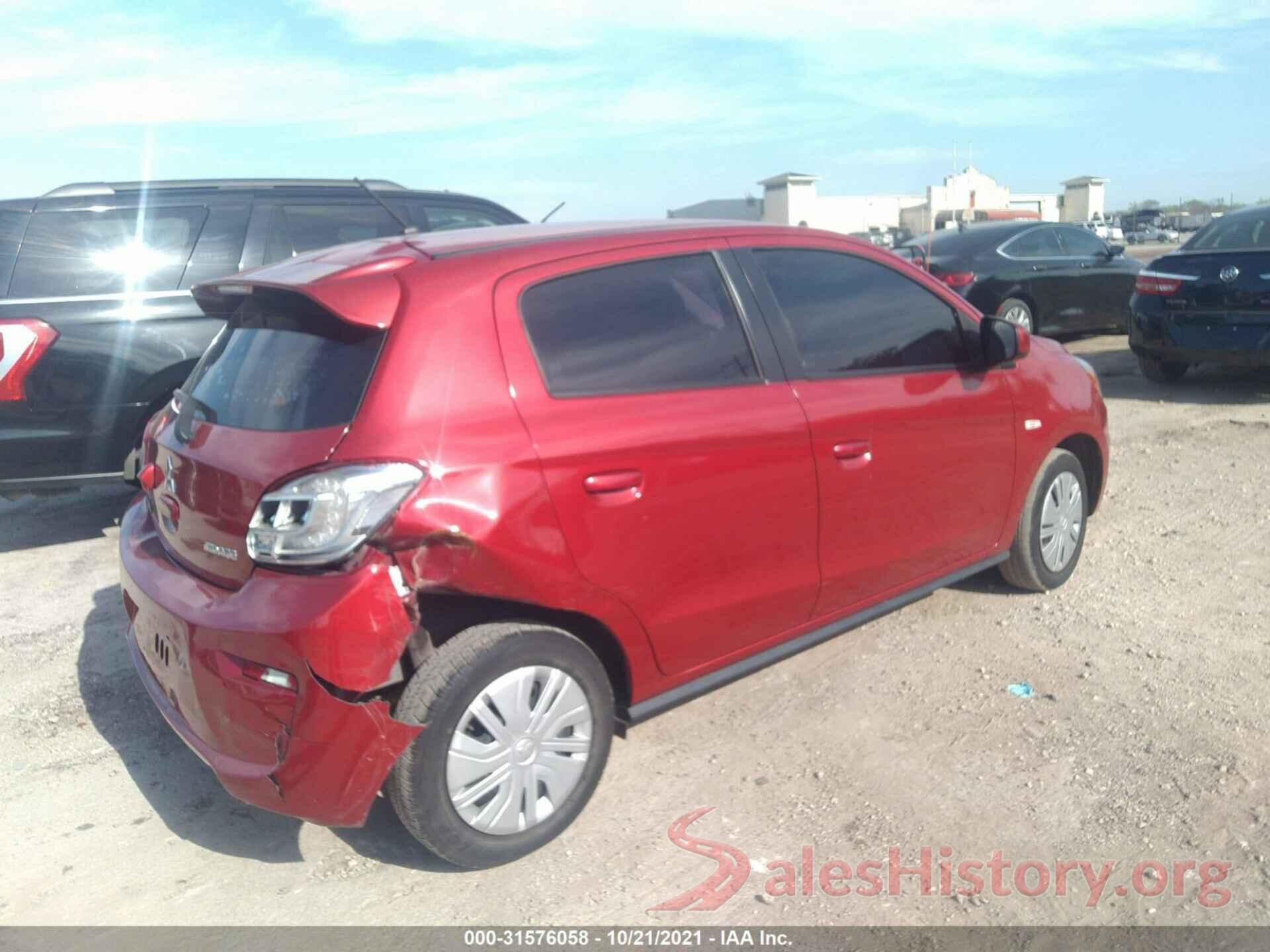 ML32A3HJ3JH008992 2018 MITSUBISHI MIRAGE