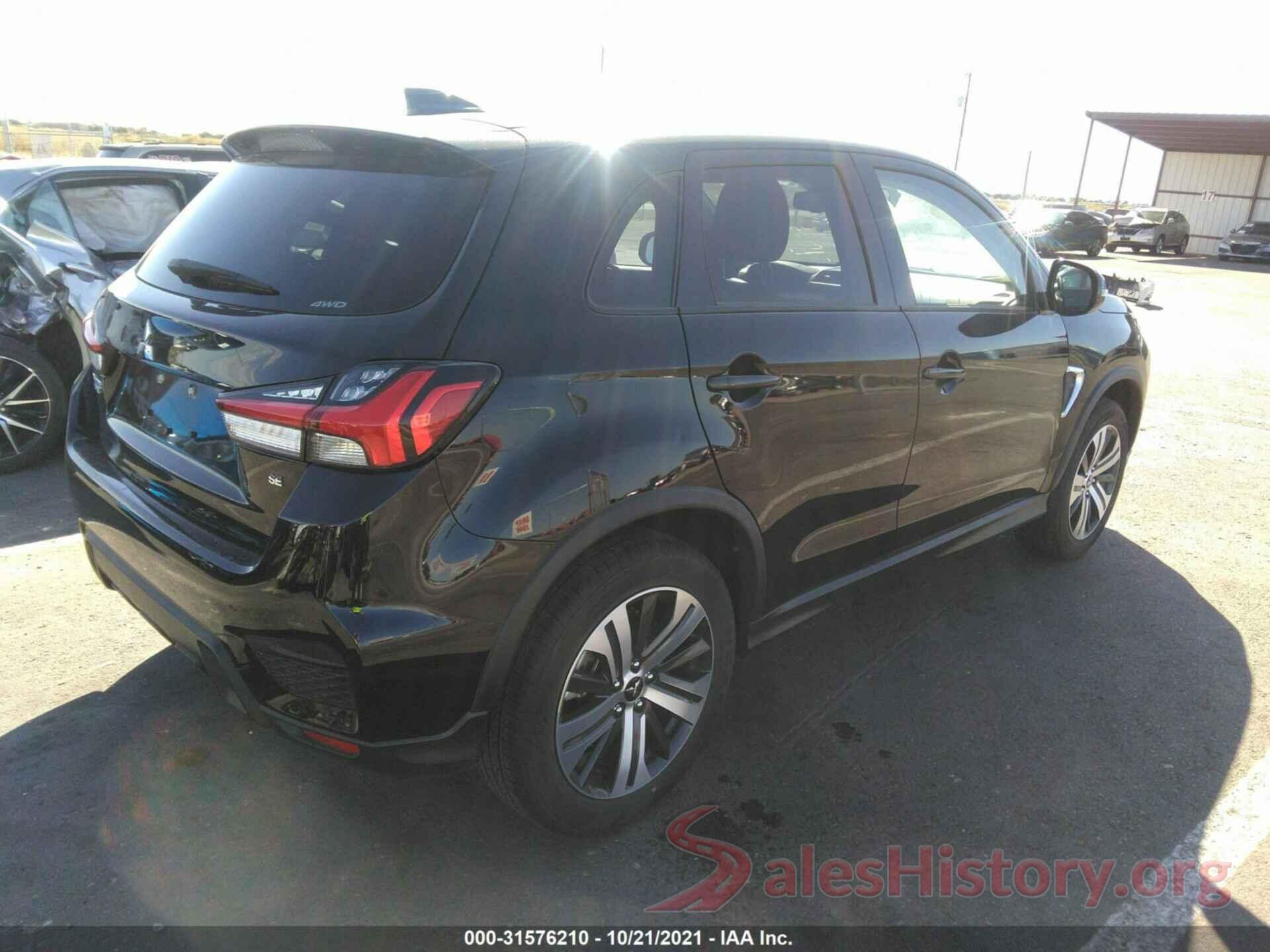 JA4ARUAU6MU025982 2021 MITSUBISHI OUTLANDER SPORT