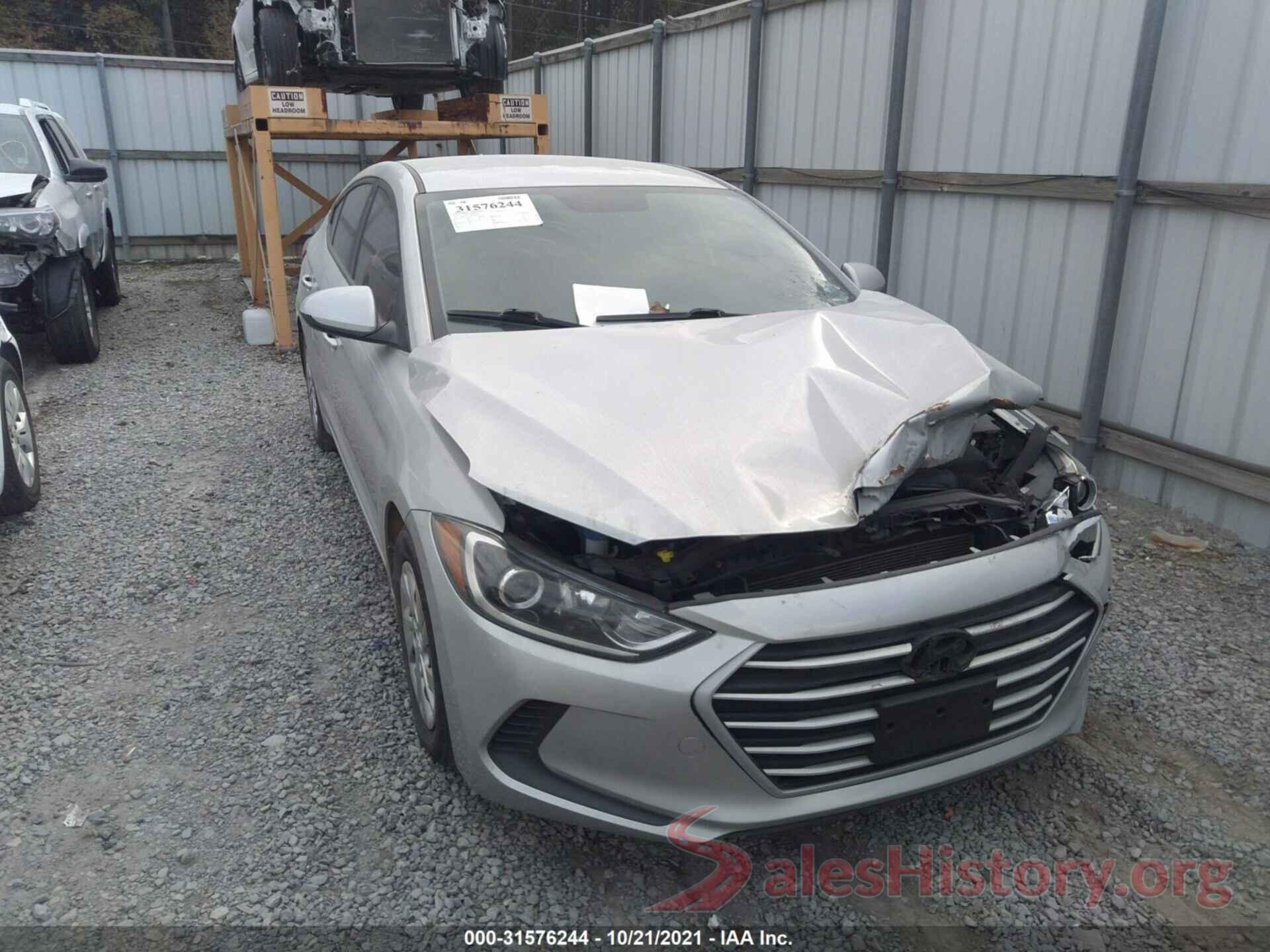 KMHD74LF3HU422218 2017 HYUNDAI ELANTRA