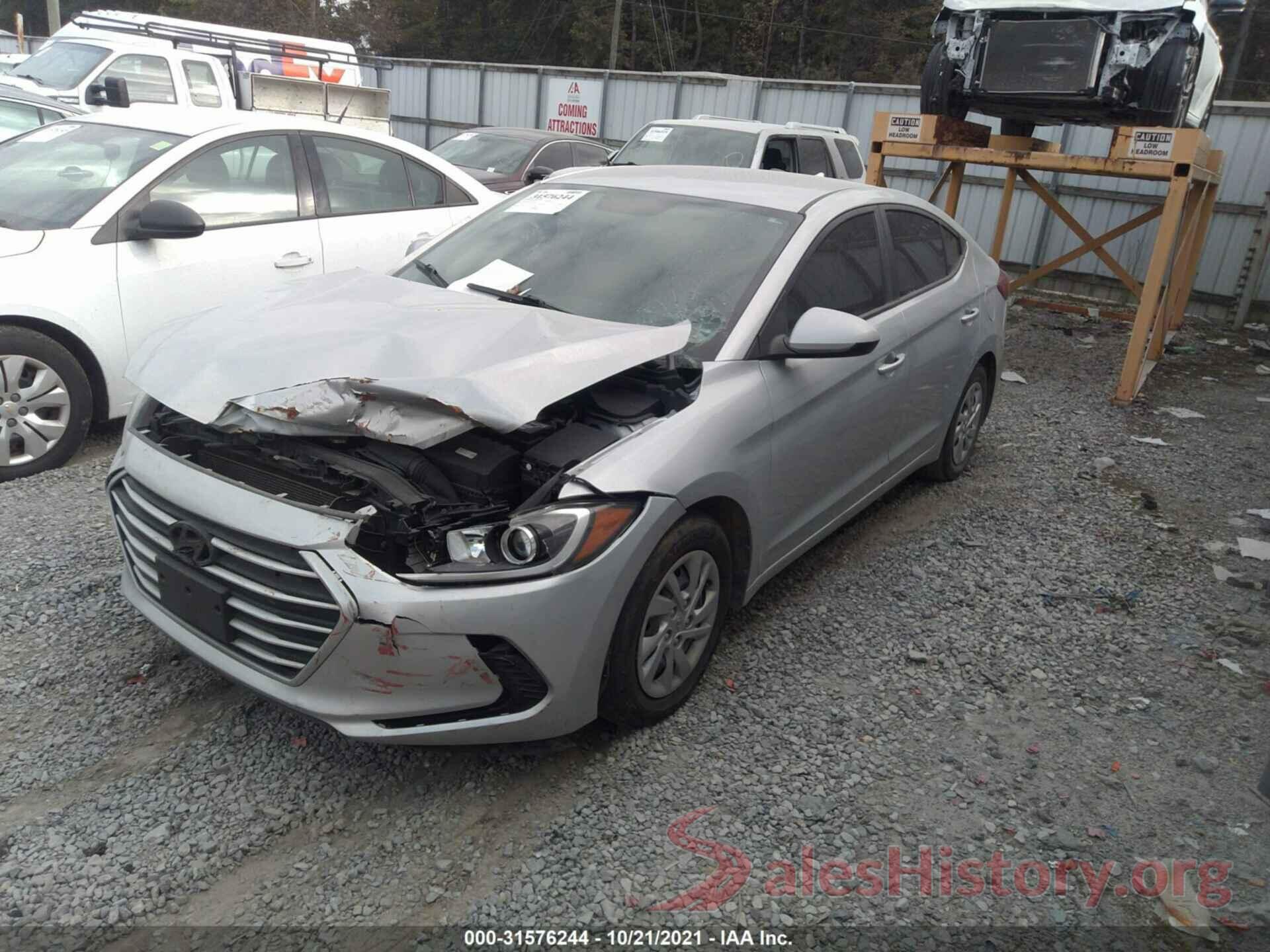 KMHD74LF3HU422218 2017 HYUNDAI ELANTRA