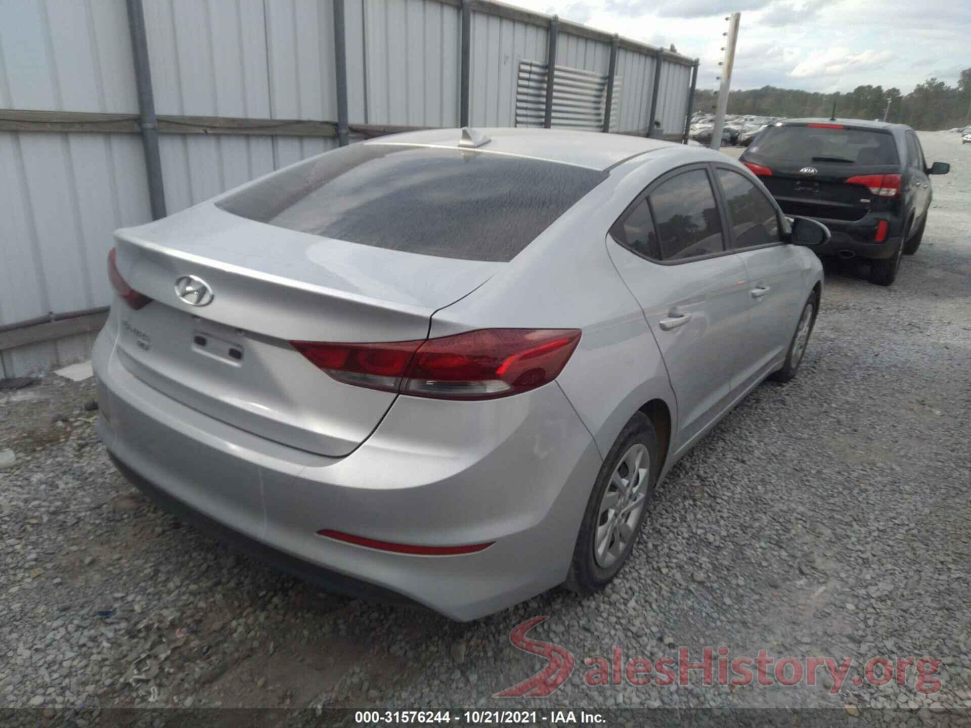 KMHD74LF3HU422218 2017 HYUNDAI ELANTRA