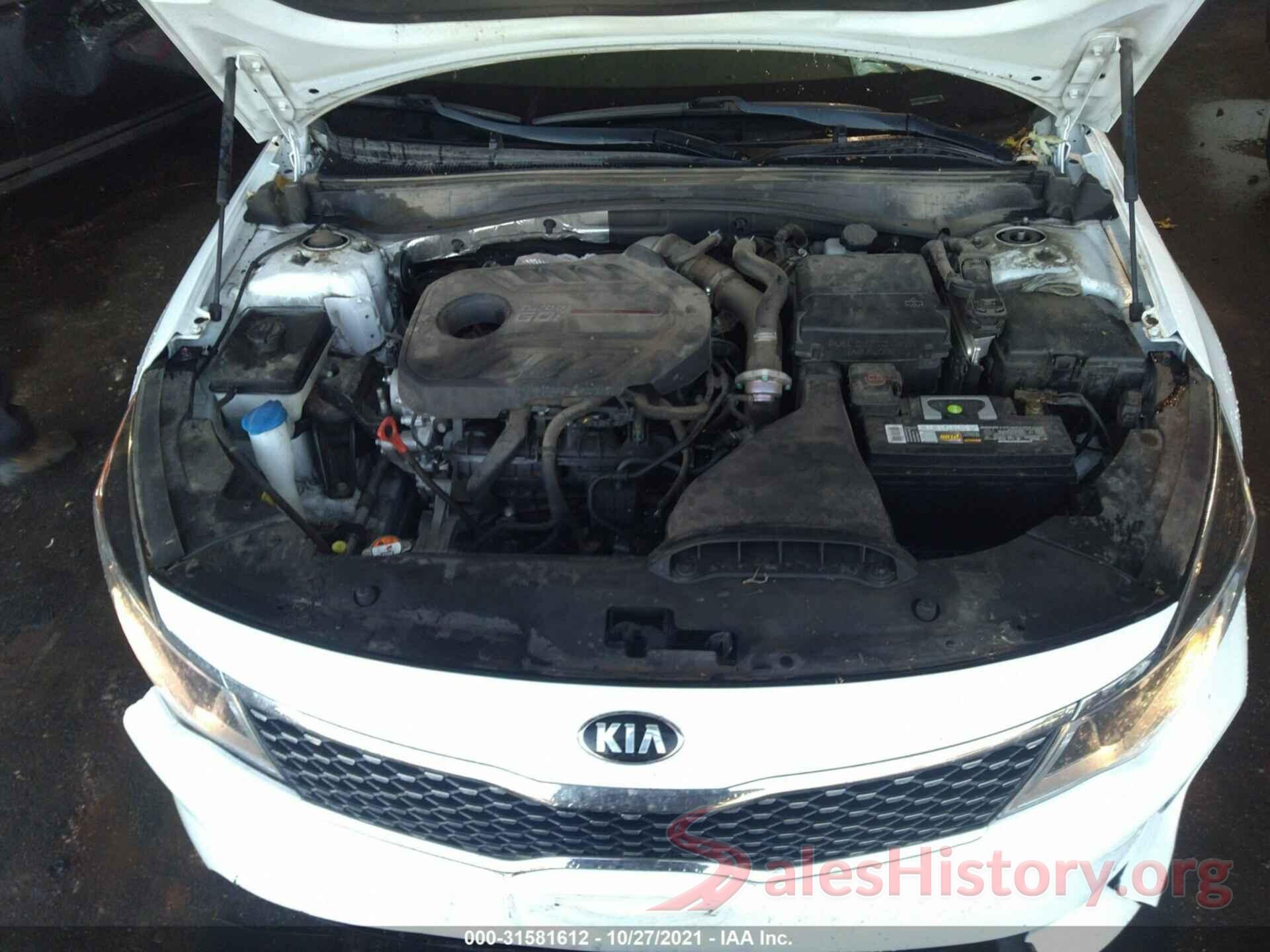 5XXGW4L22GG069542 2016 KIA OPTIMA