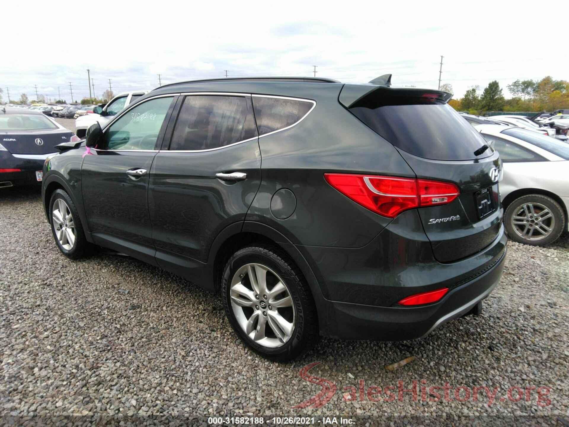 5XYZUDLA6DG120358 2013 HYUNDAI SANTA FE