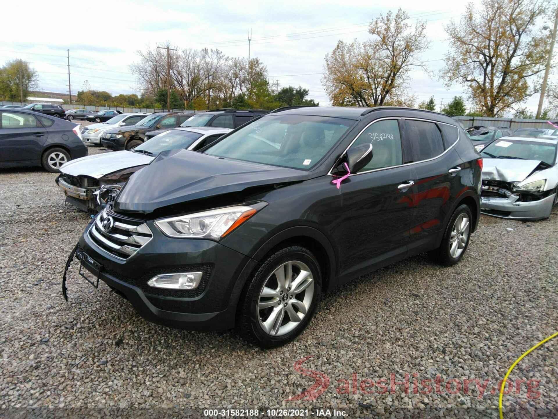 5XYZUDLA6DG120358 2013 HYUNDAI SANTA FE