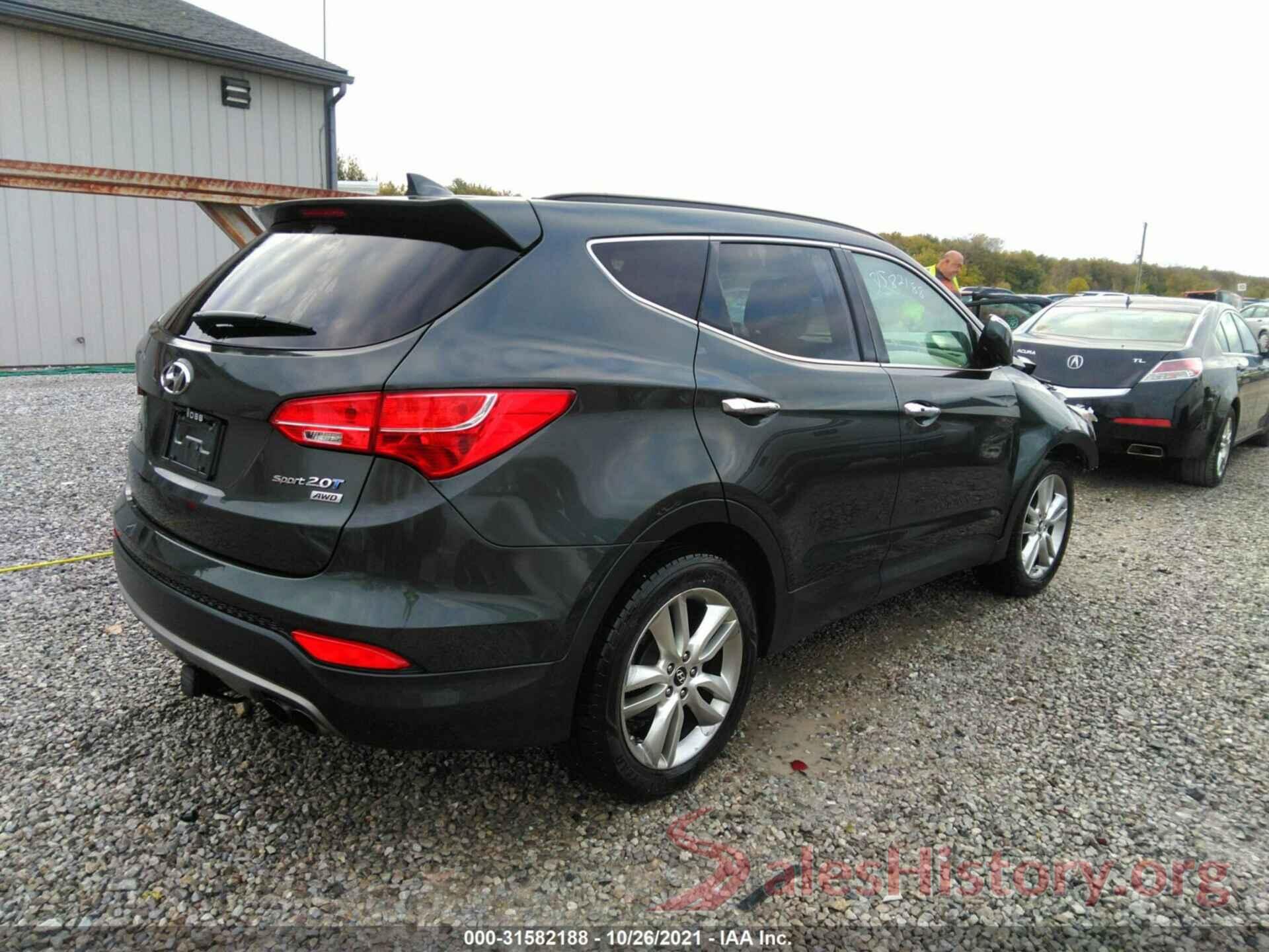 5XYZUDLA6DG120358 2013 HYUNDAI SANTA FE