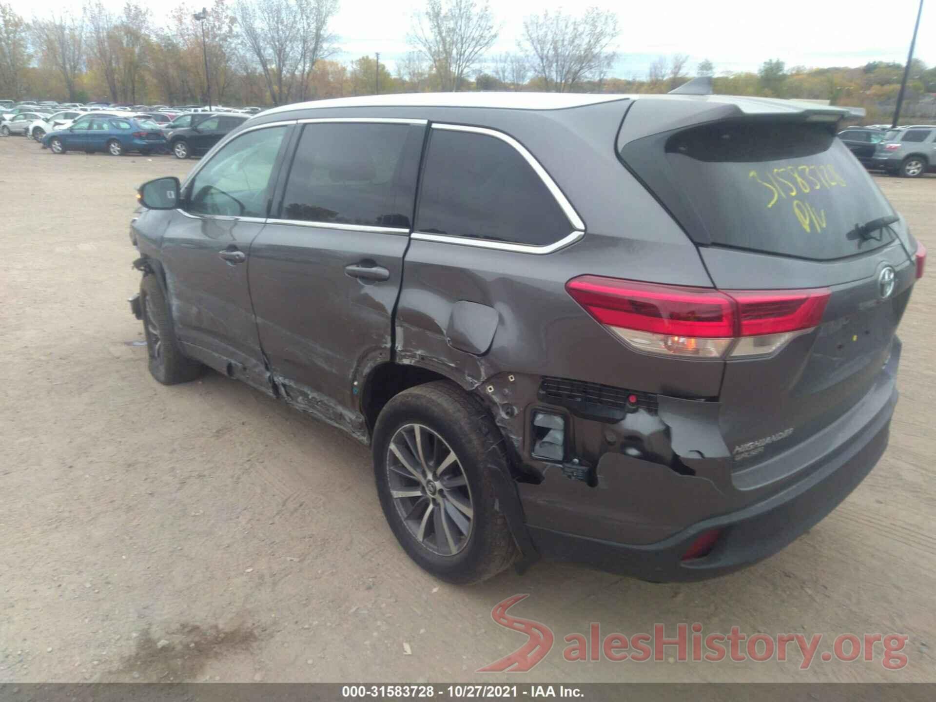 5TDJZRFH8JS811300 2018 TOYOTA HIGHLANDER