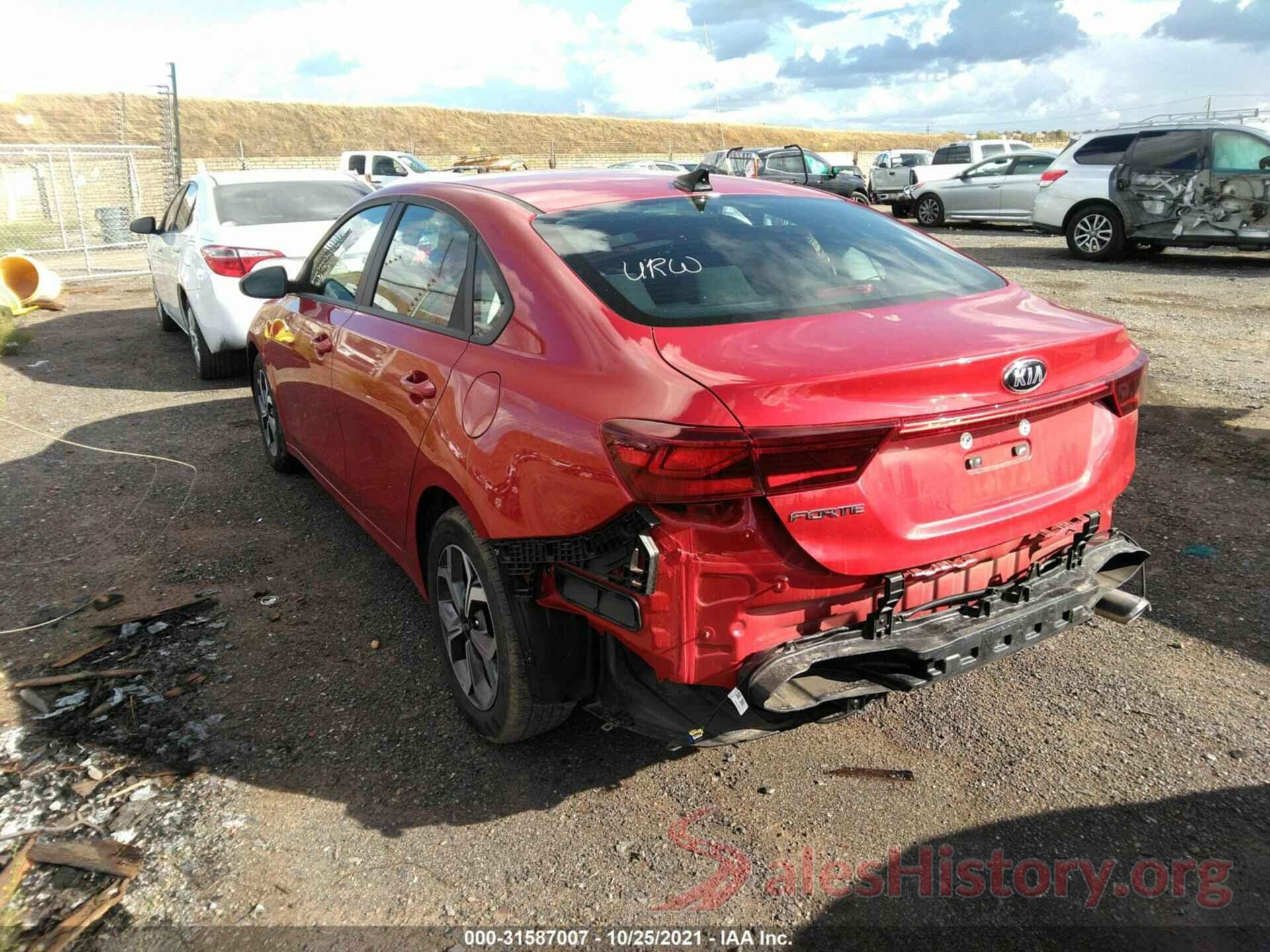 3KPF24AD8ME349871 2021 KIA FORTE