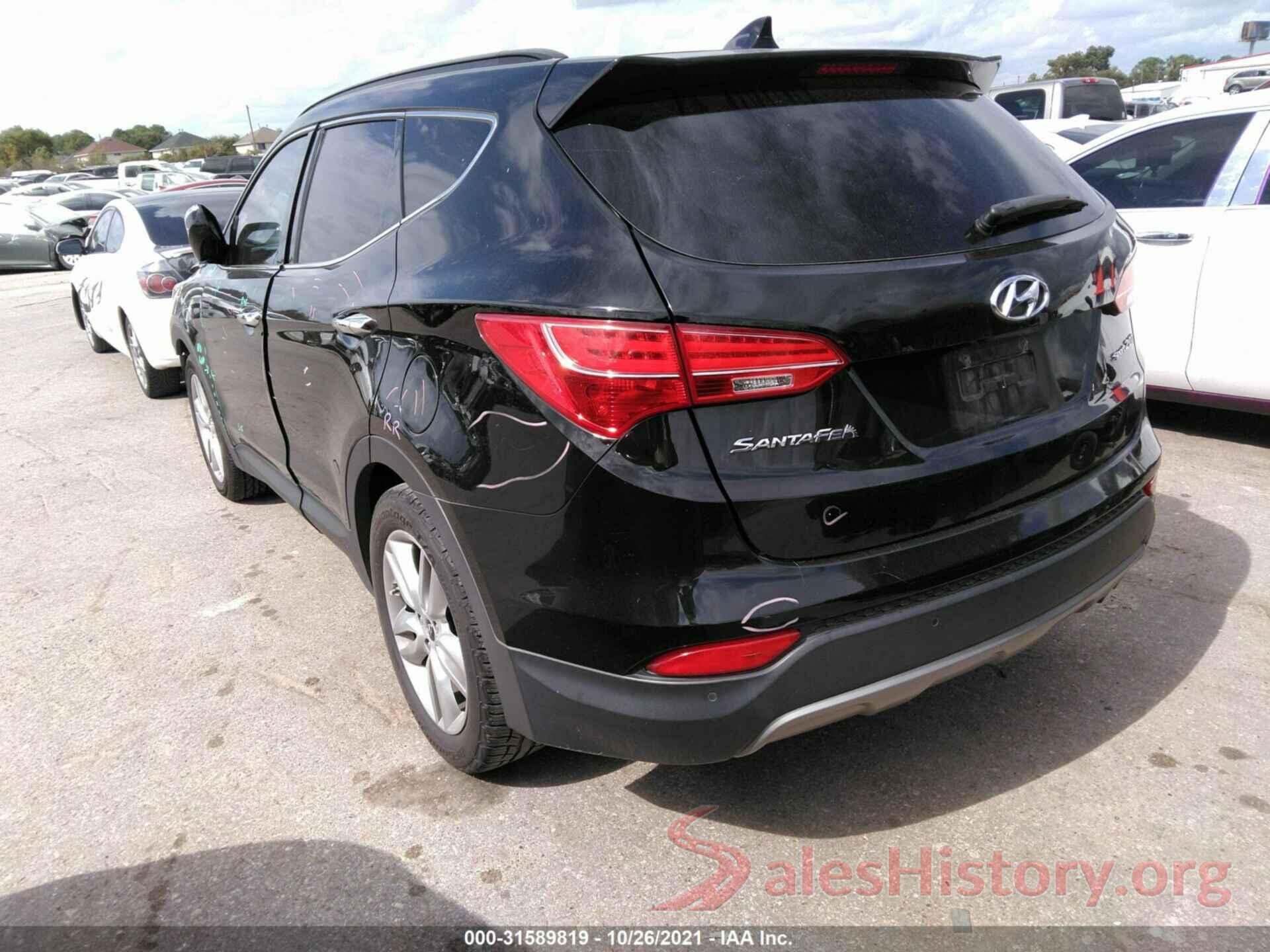 5XYZW3LAXEG184778 2014 HYUNDAI SANTA FE SPORT