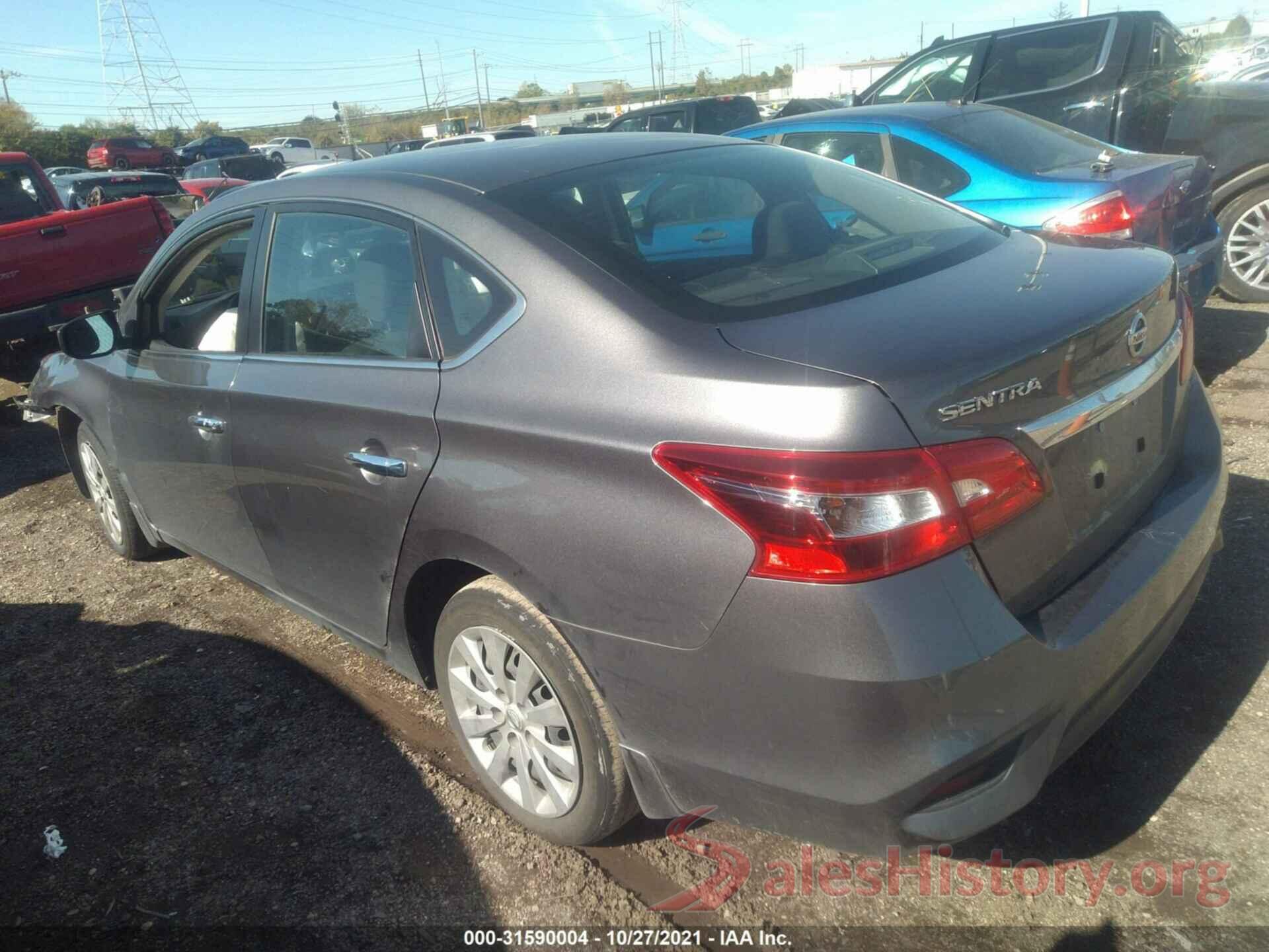 3N1AB7APXKY409959 2019 NISSAN SENTRA