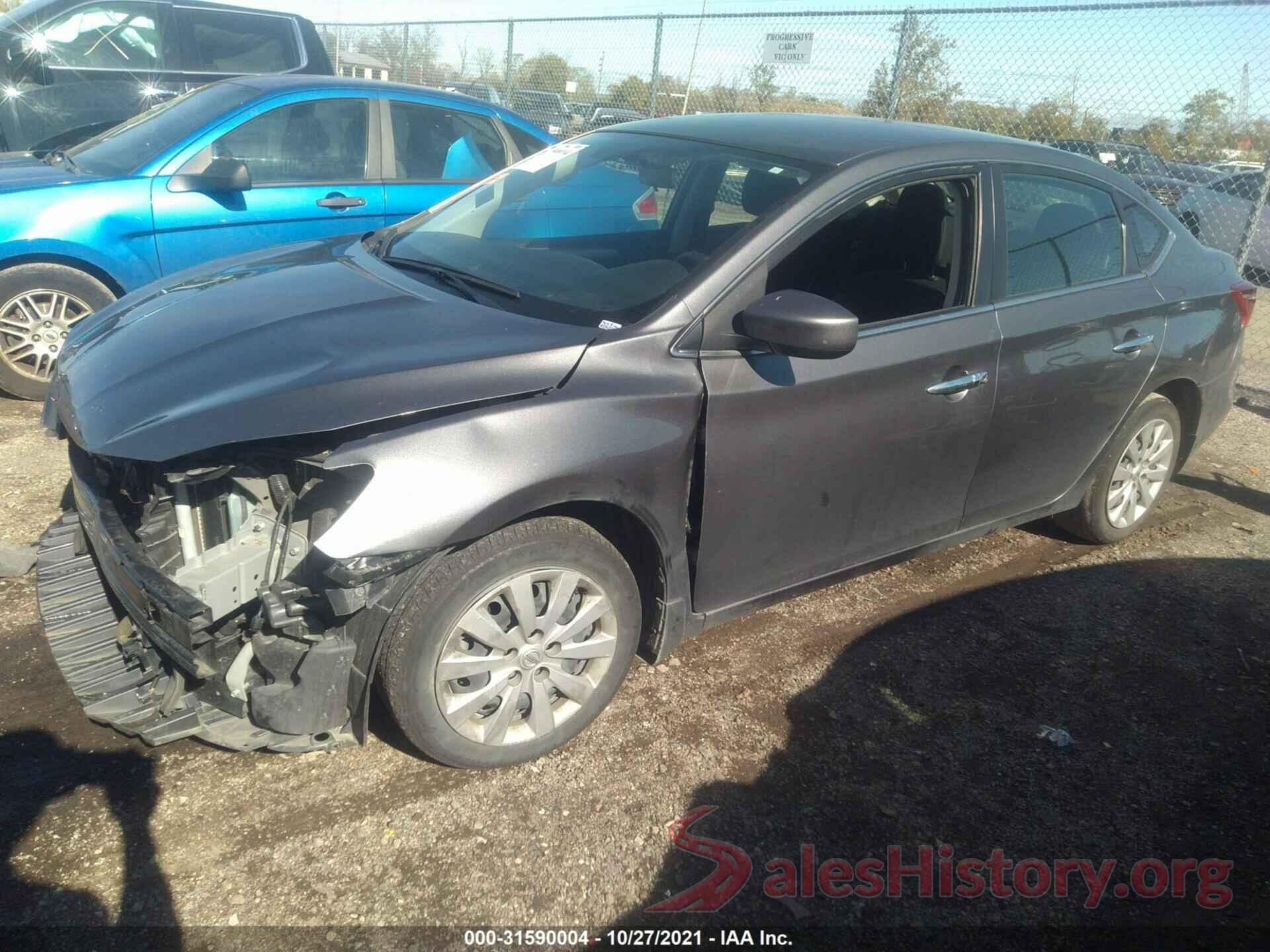 3N1AB7APXKY409959 2019 NISSAN SENTRA