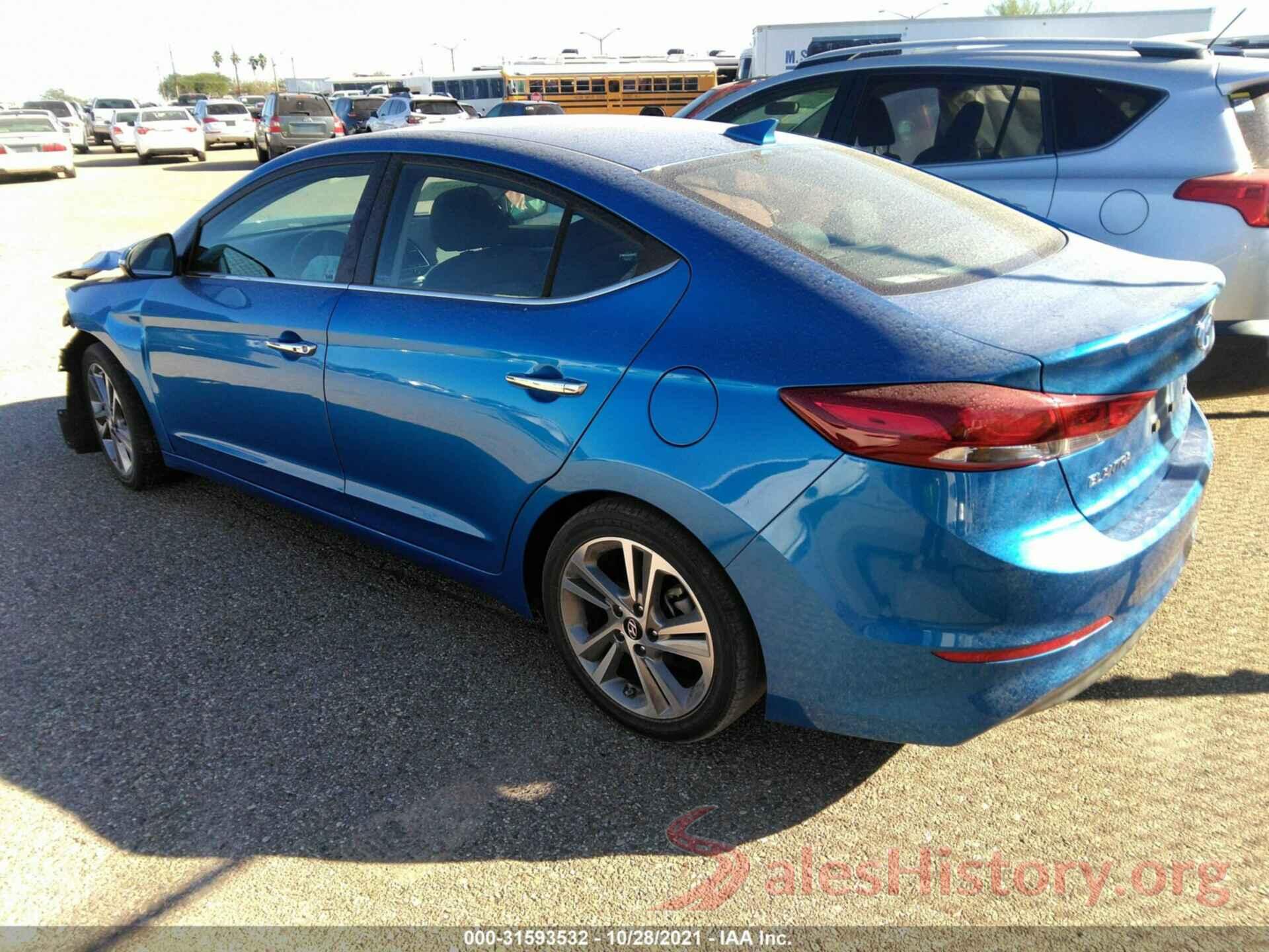 5NPD84LF7HH123794 2017 HYUNDAI ELANTRA