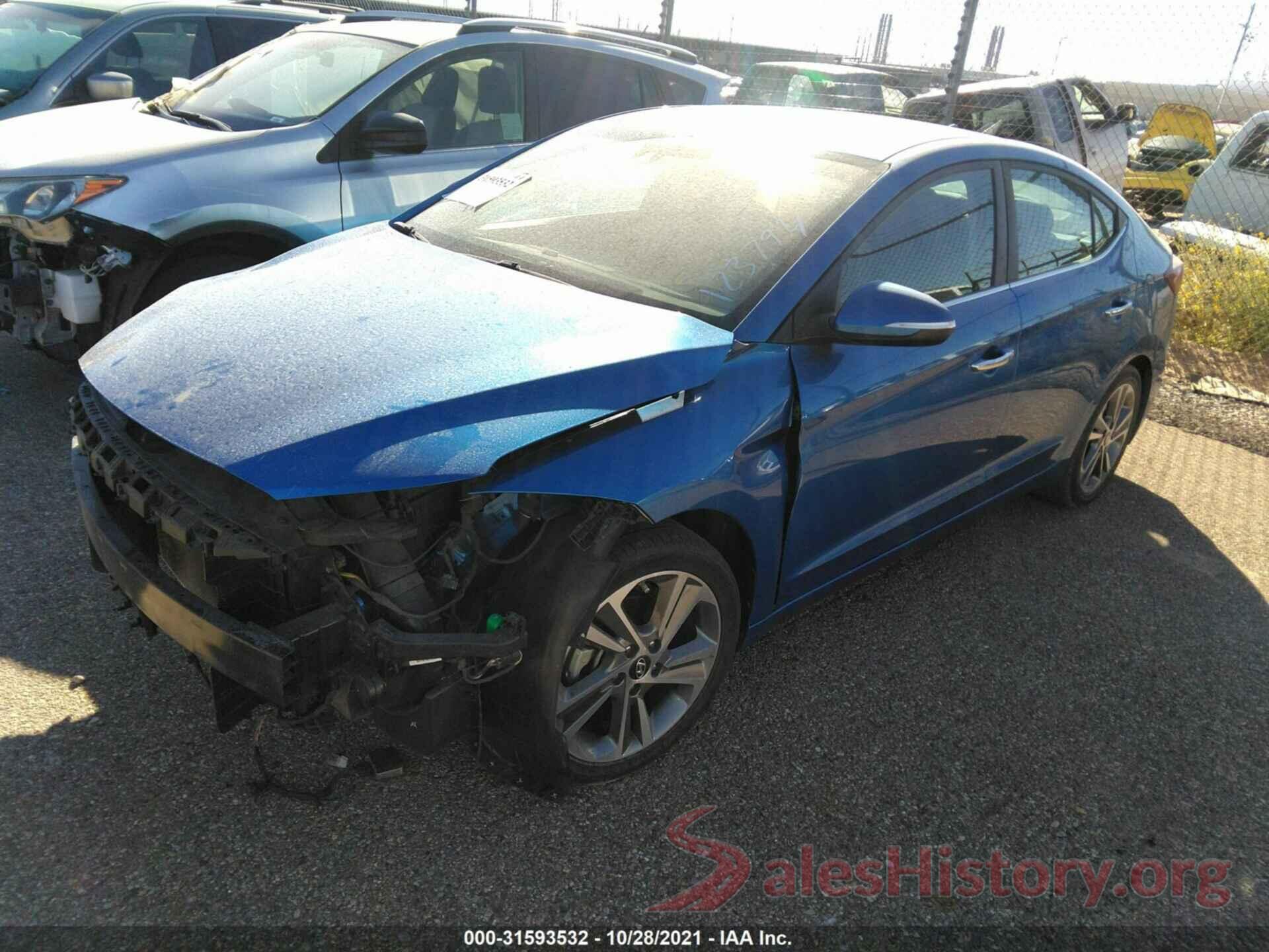 5NPD84LF7HH123794 2017 HYUNDAI ELANTRA